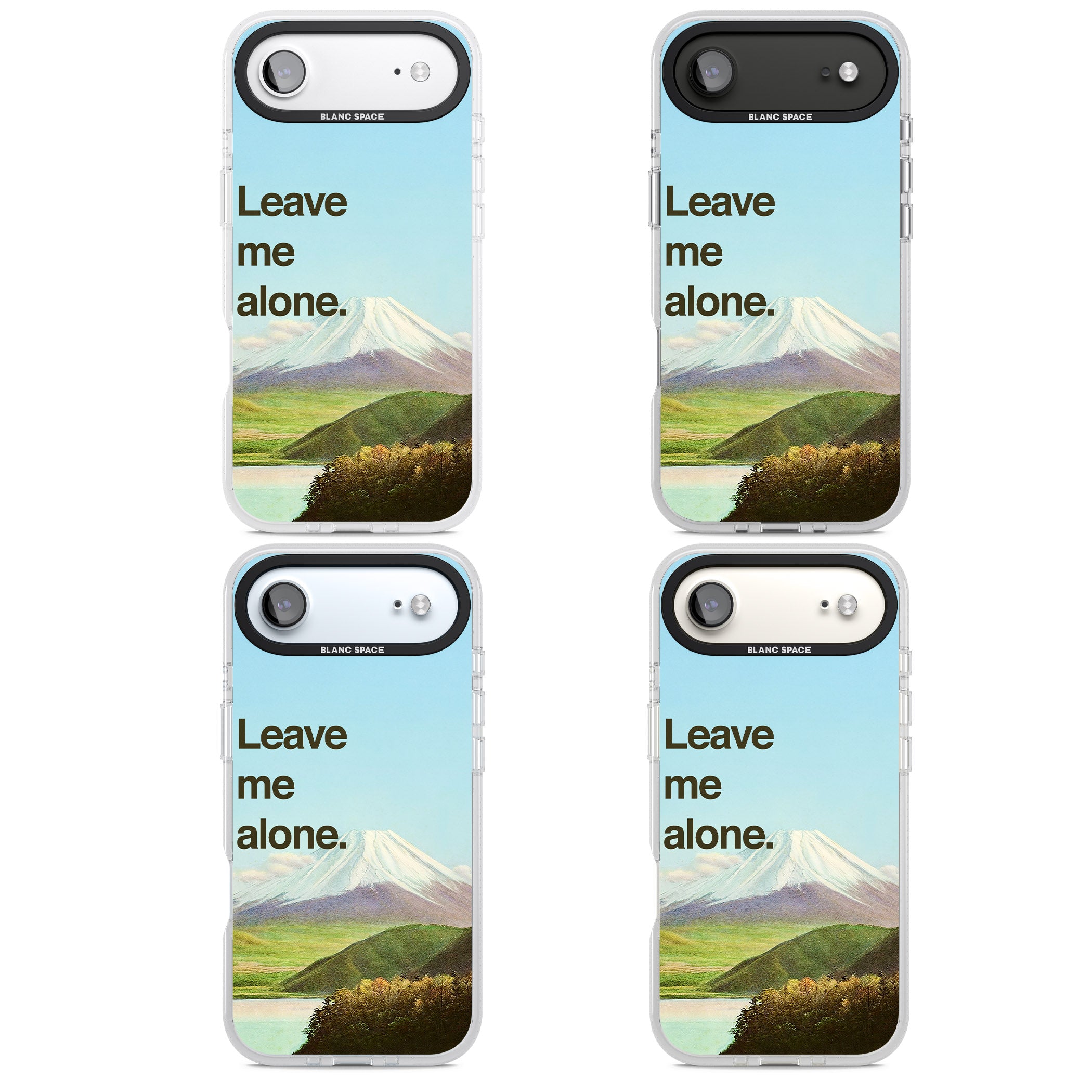 Leave Me Alone iPhone 17 Air Impact Air Clear Phone Case APT Impact Protection