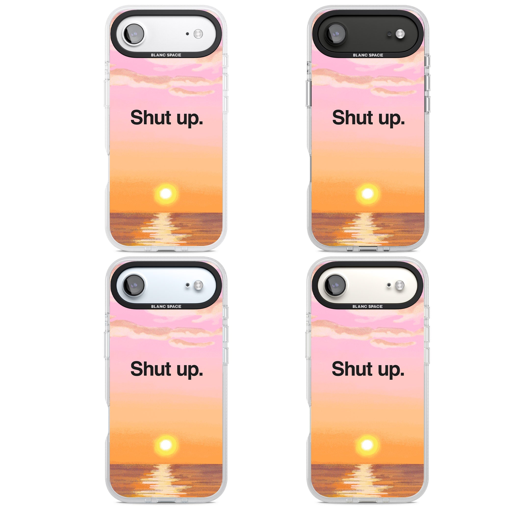 Shut Up iPhone 17 Air Impact Air Clear Phone Case APT Impact Protection