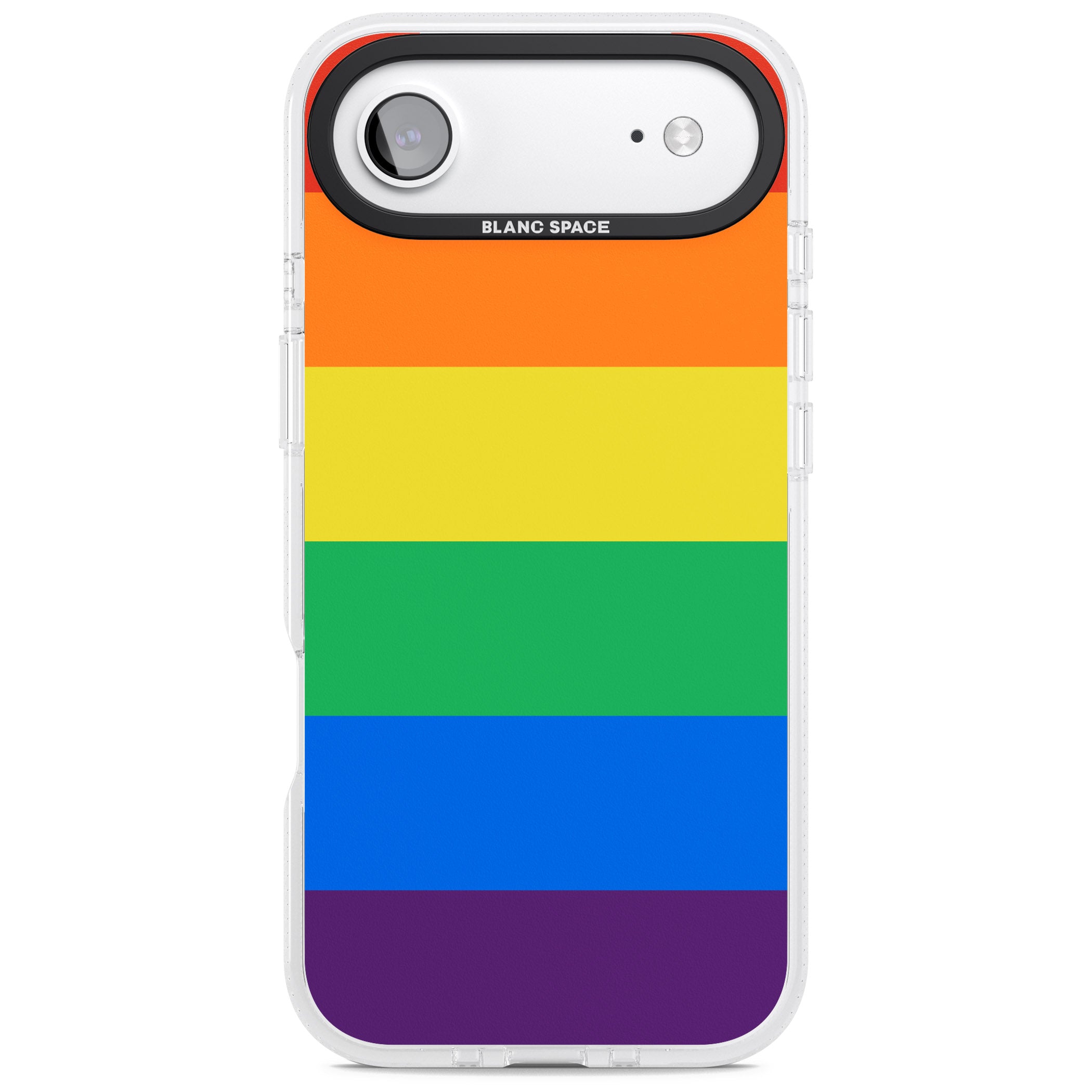Rainbow Stripes iPhone 17 Air Impact Air Clear Phone Case