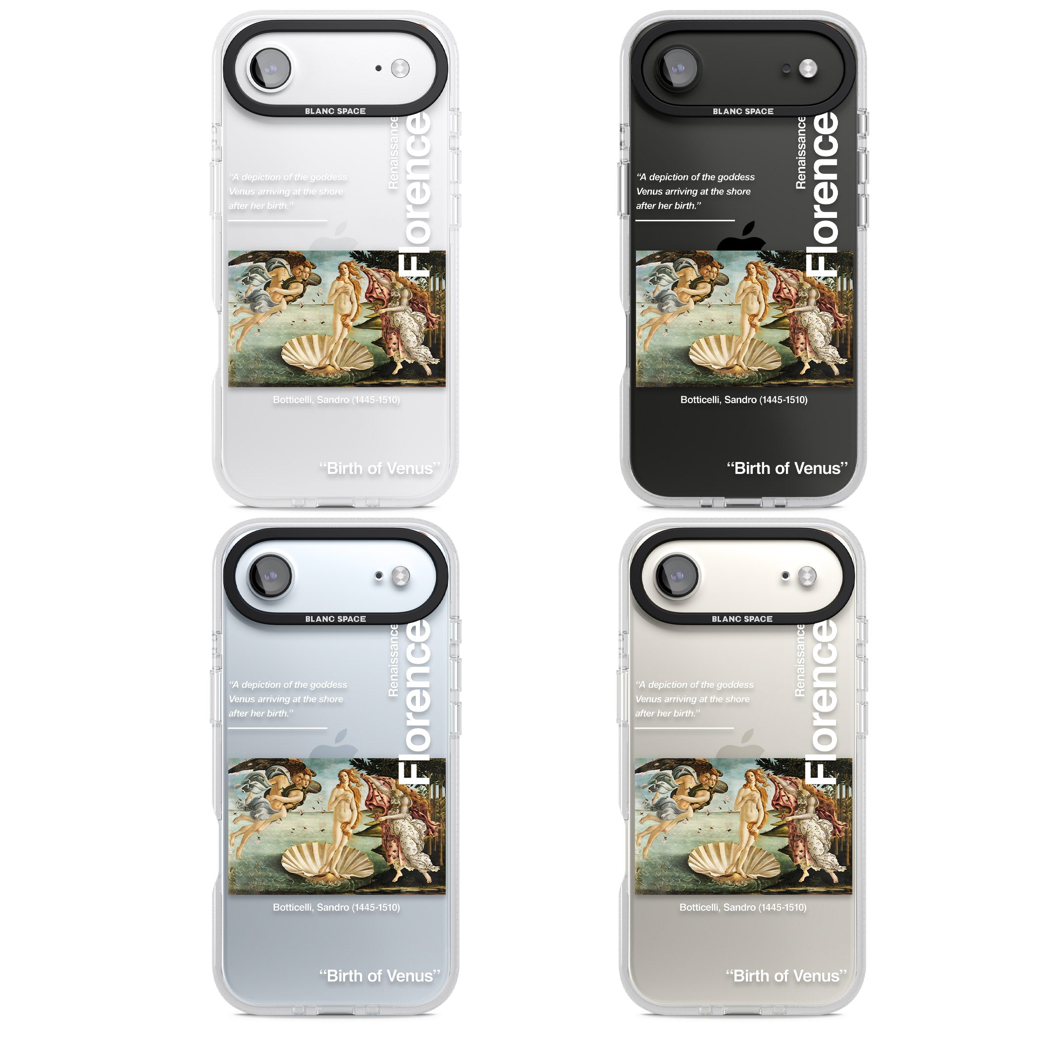 Birth Of Venus iPhone 17 Air Impact Air Clear Phone Case APT Impact Protection