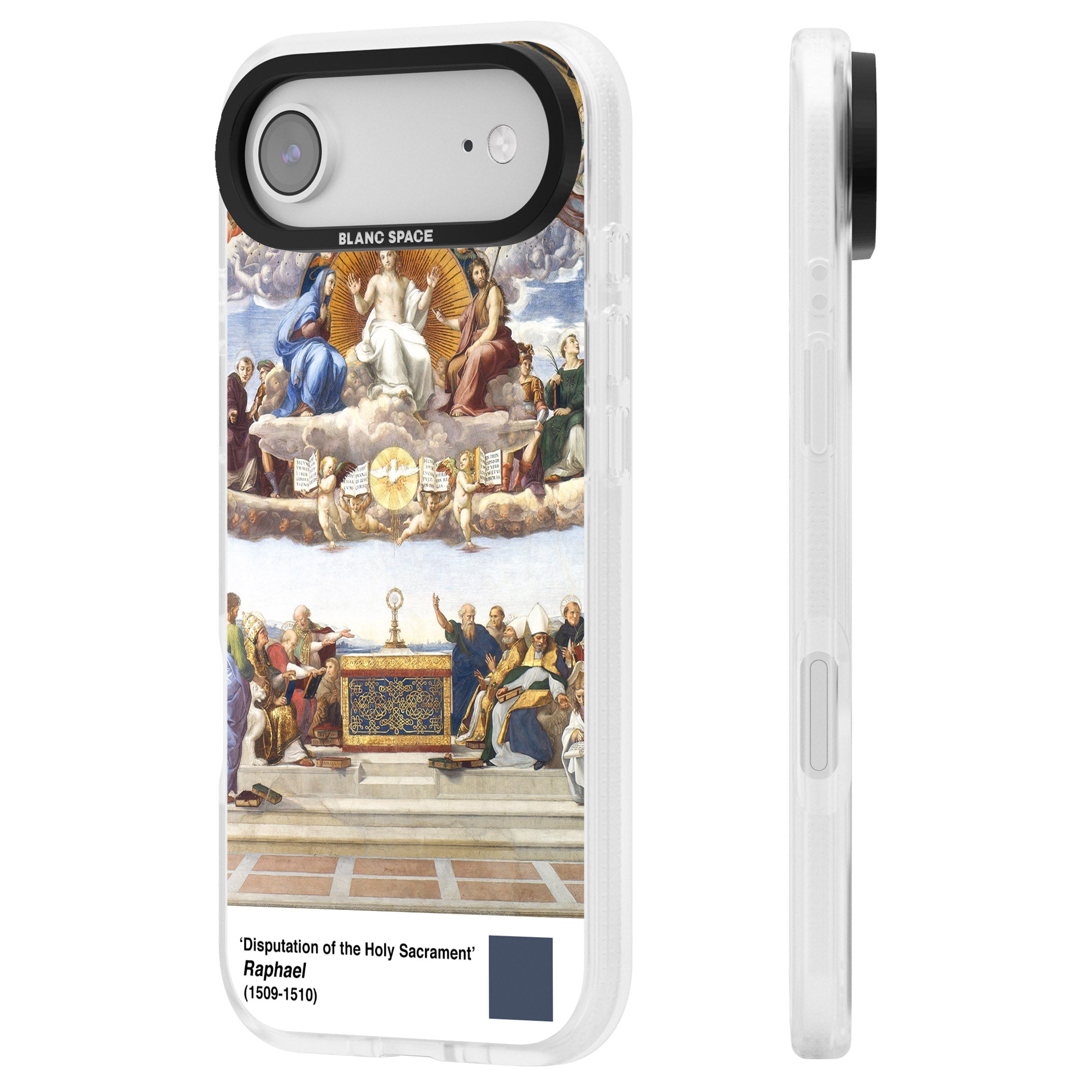 Disputation Of The Holy Sacrament iPhone 17 Air Impact Air Clear Phone Case Side Profile