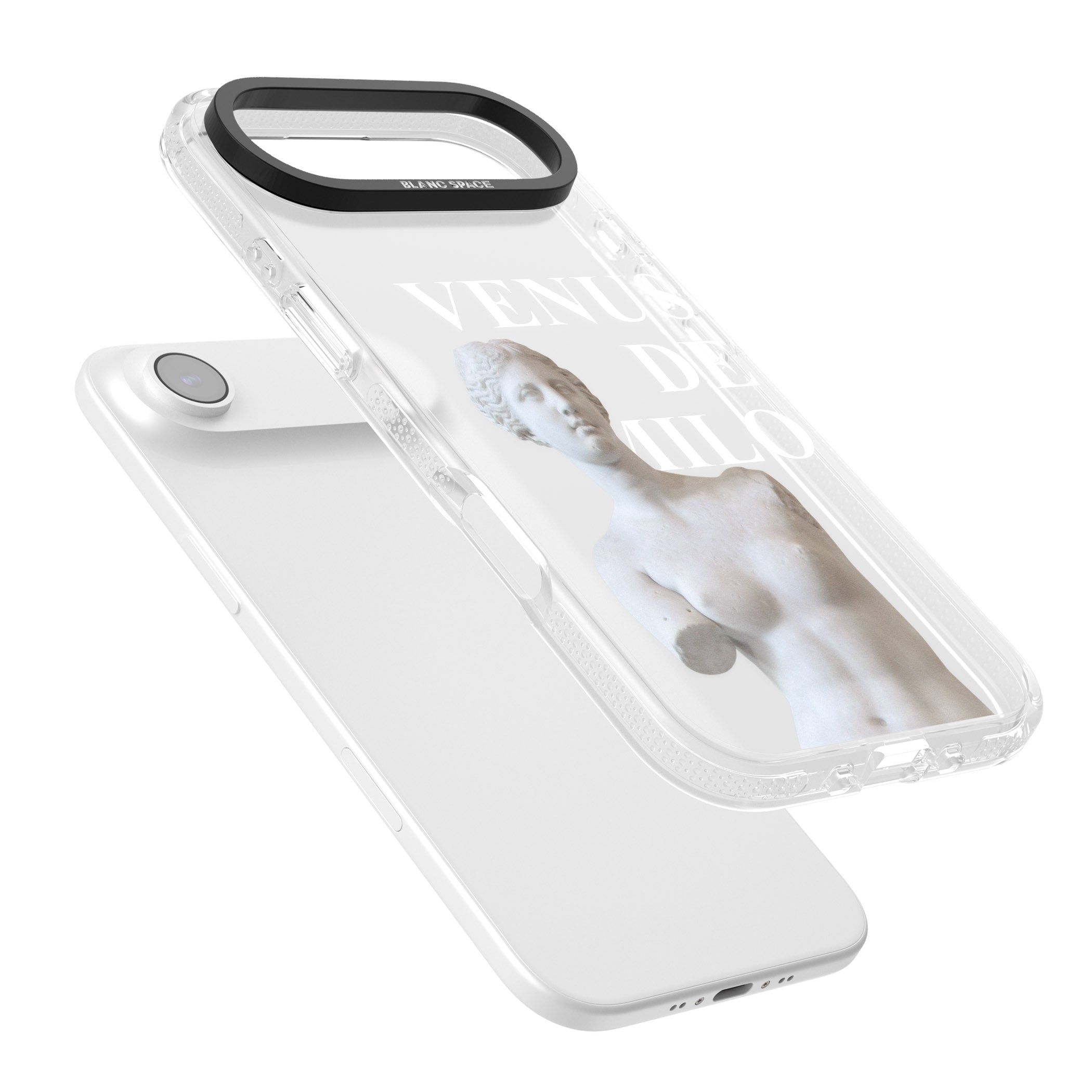 Venus De Milo Cutout iPhone 17 Air Impact Air Clear Phone Case Colours