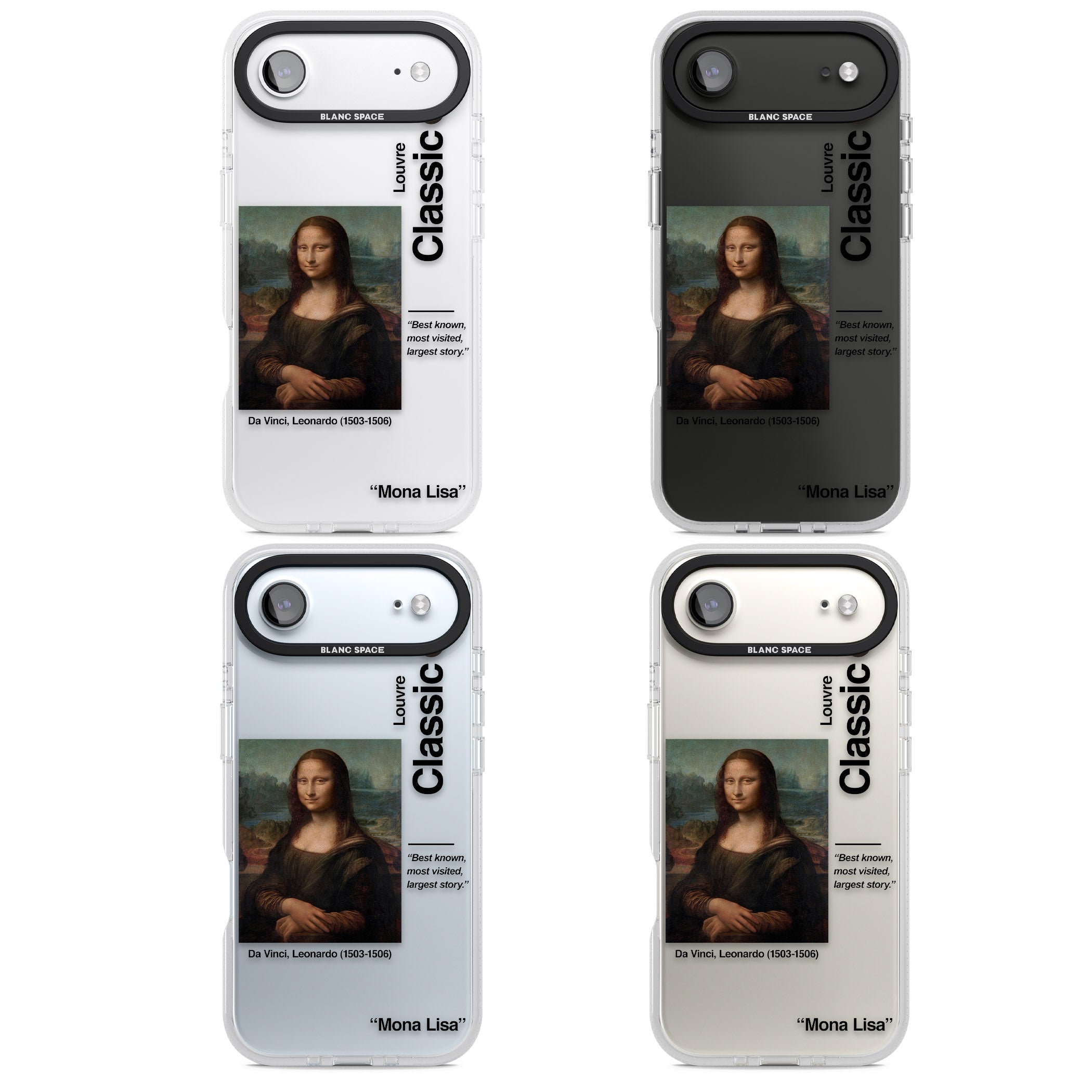 Mona Lisa Leonardo Da Vinci iPhone 17 Air Impact Air Clear Phone Case APT Impact Protection