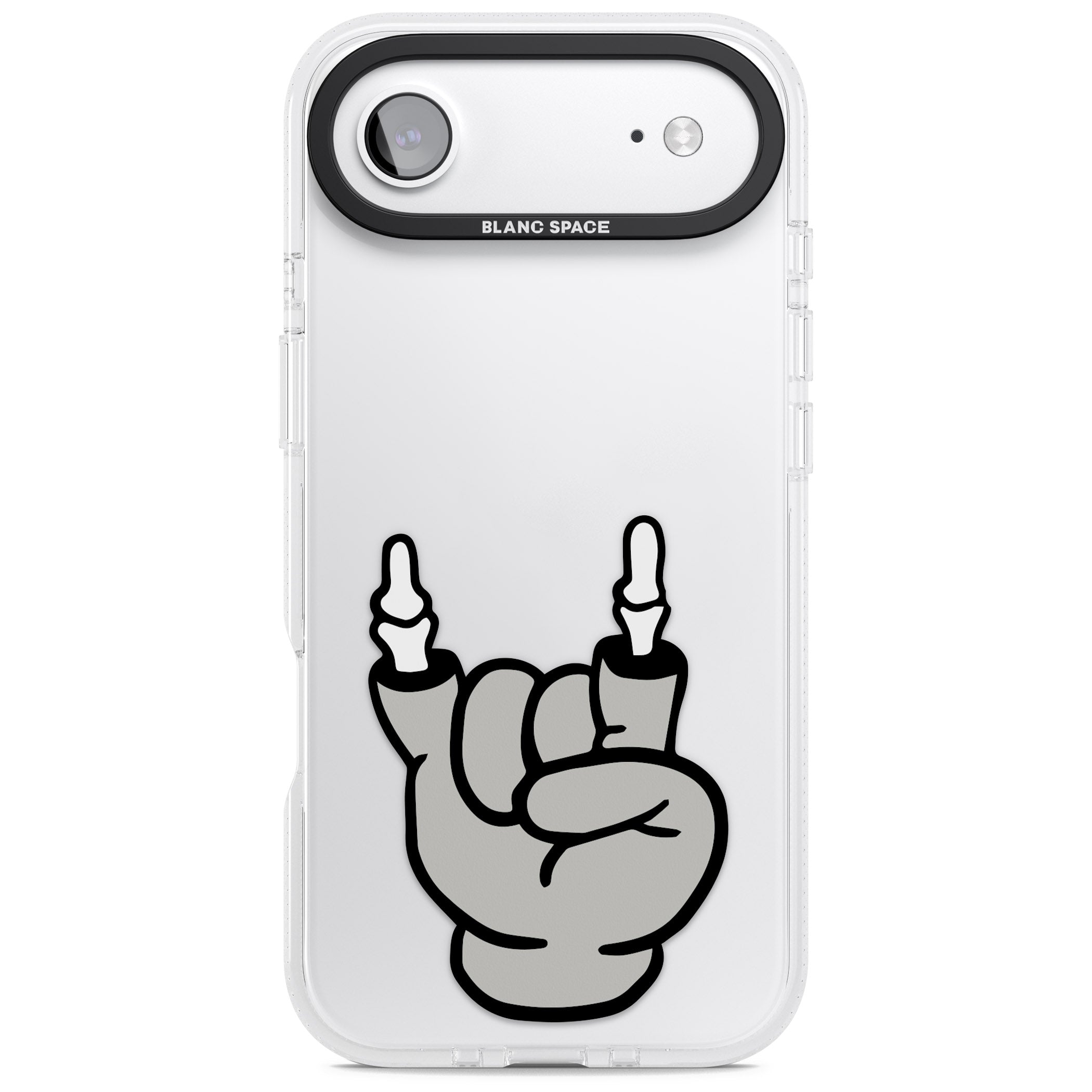 Rock 'Til You Drop iPhone 17 Air Impact Air Clear Phone Case