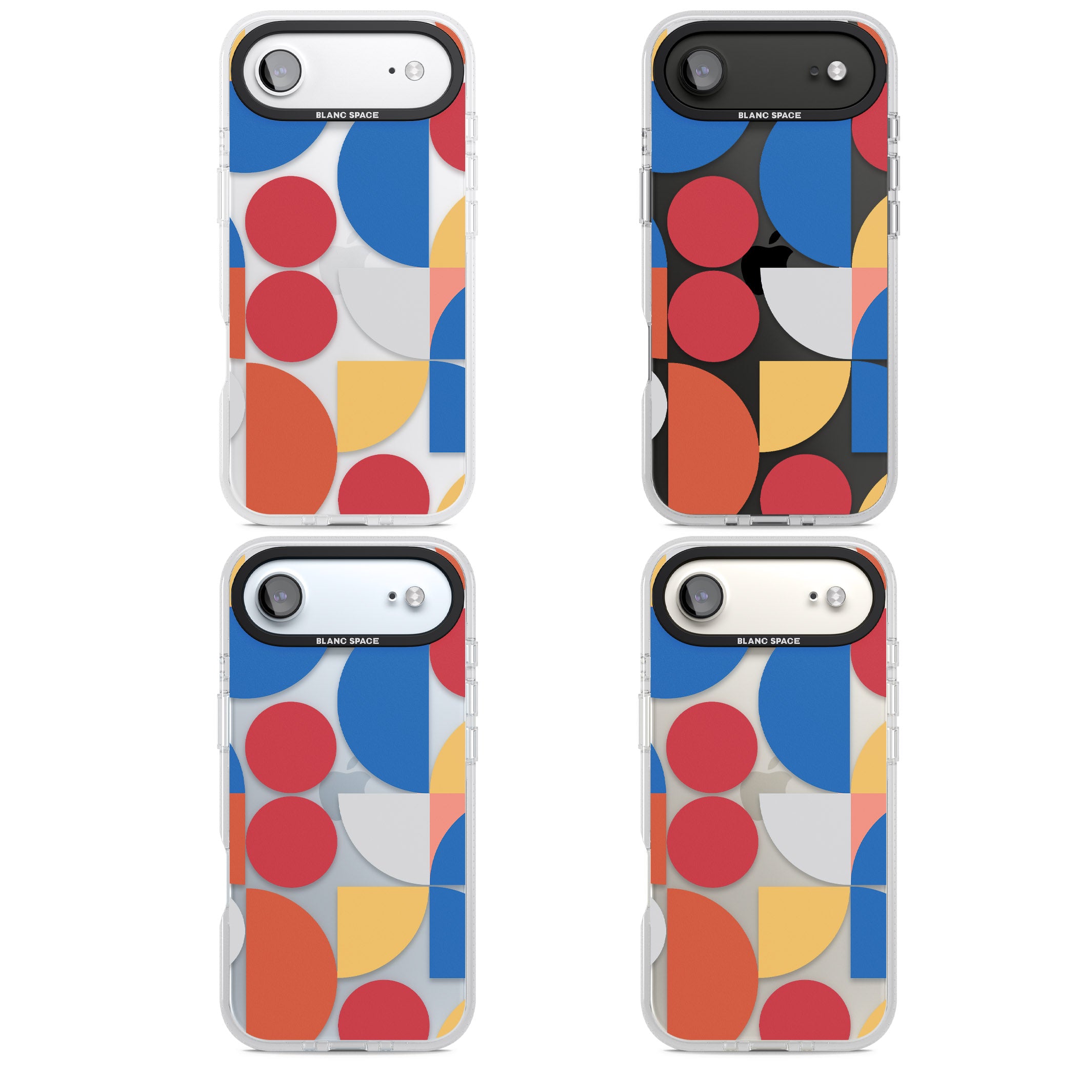 Abstract Colorful Geometric iPhone 17 Air Impact Air Clear Phone Case APT Impact Protection