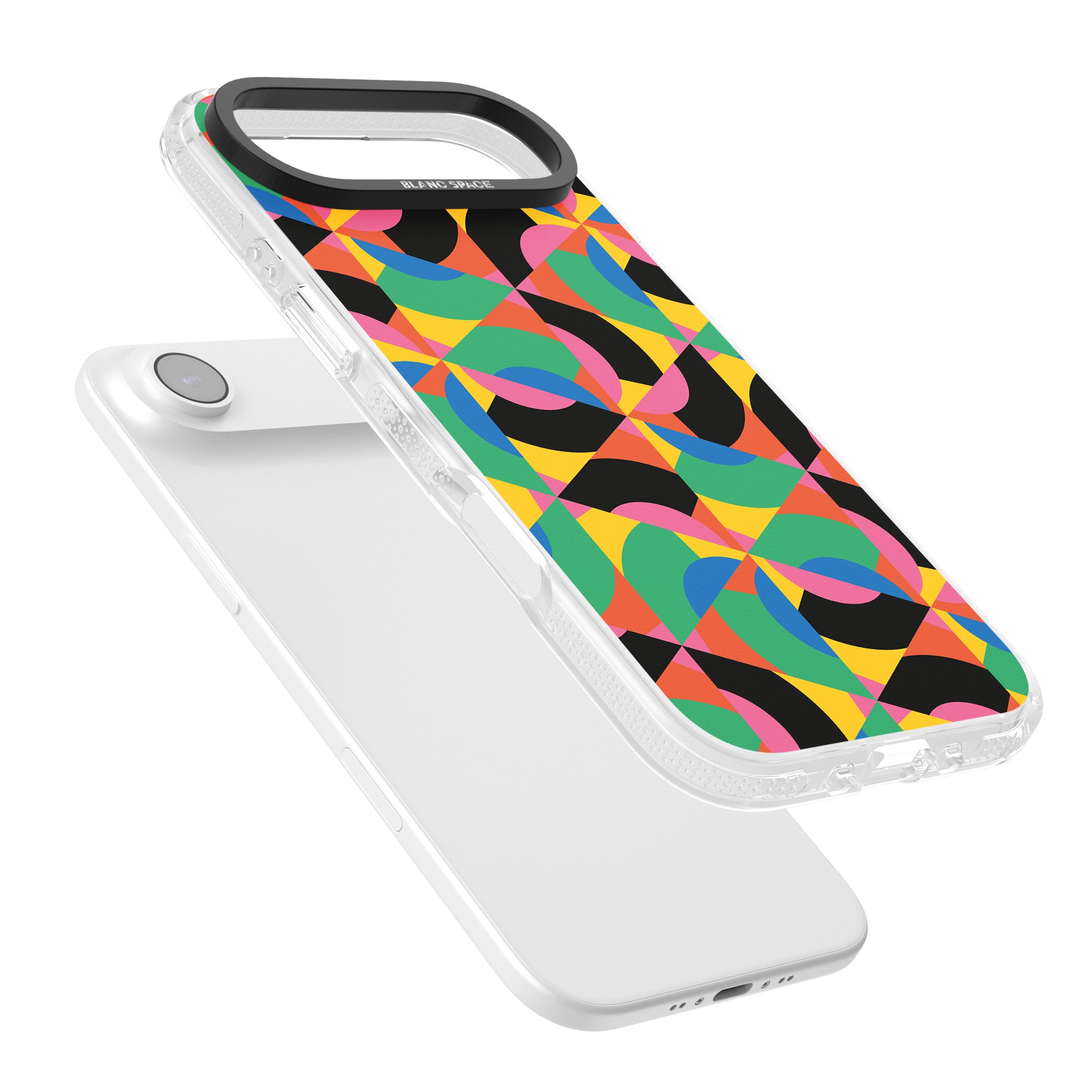 Abstract Carnival iPhone 17 Air Impact Air Clear Phone Case Colours
