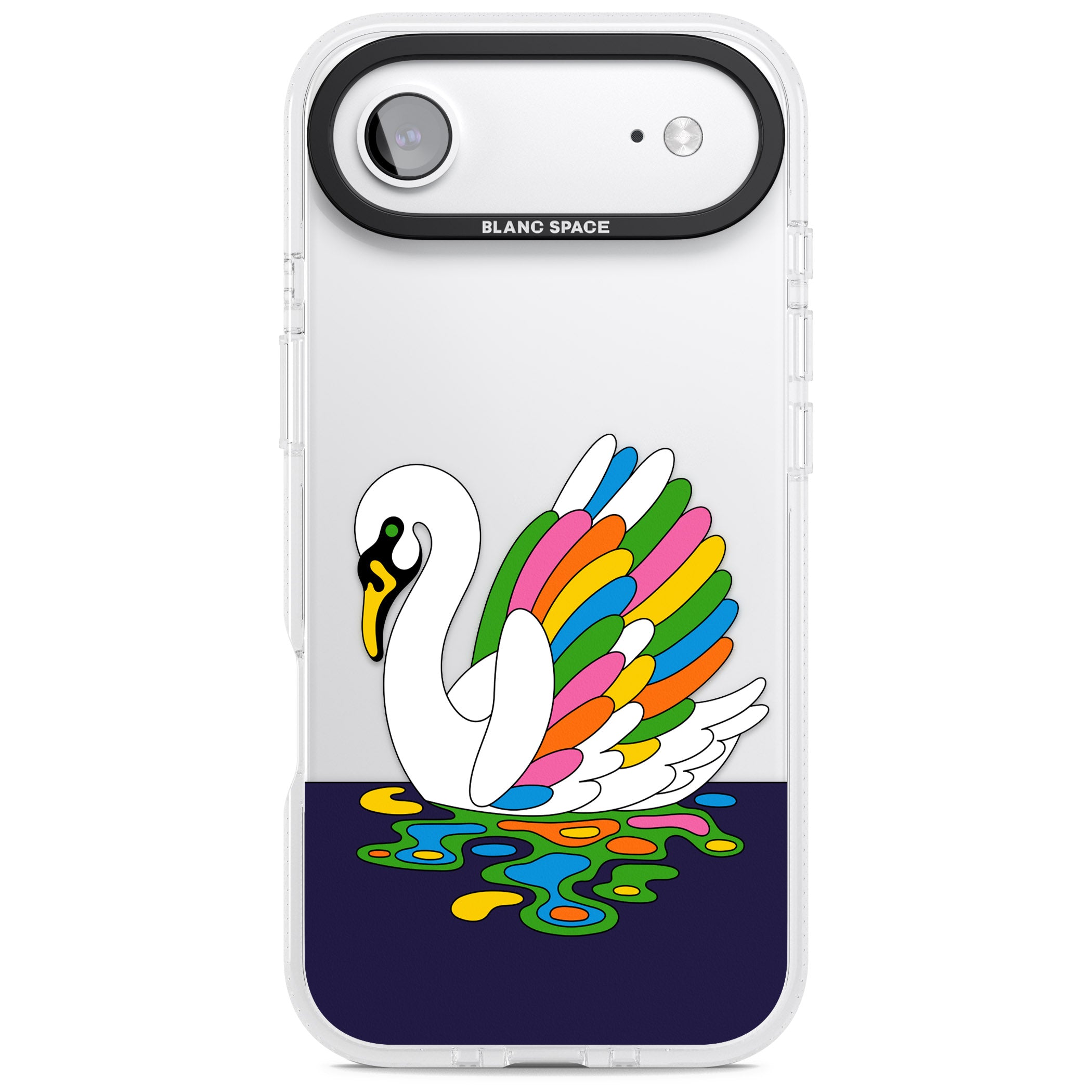 Serene Swan iPhone 17 Air Impact Air Clear Phone Case