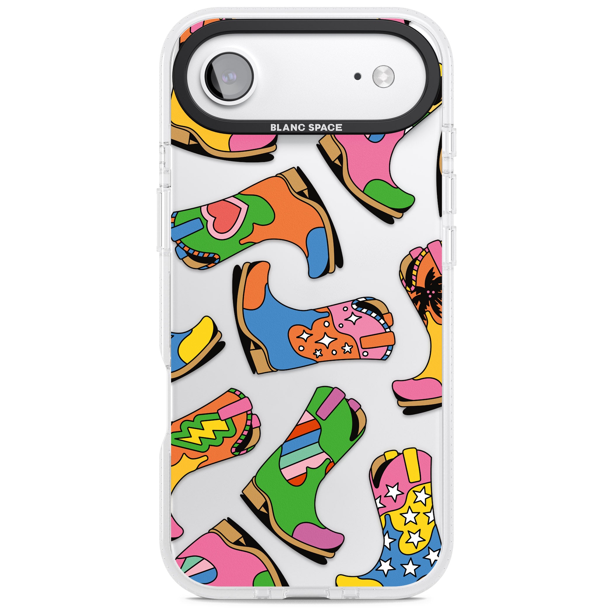 Starburst Boots iPhone 17 Air Impact Air Clear Phone Case