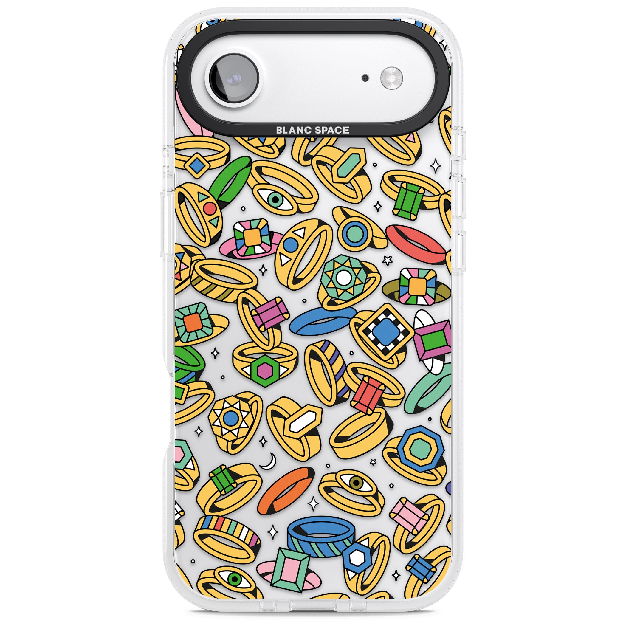 Gemstone Glitz iPhone 17 Air Impact Air Clear Phone Case