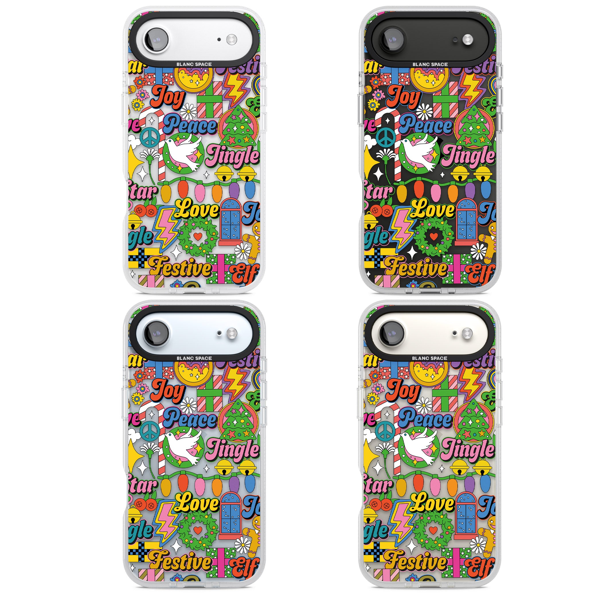 Peace & Festivities iPhone 17 Air Impact Air Clear Phone Case APT Impact Protection