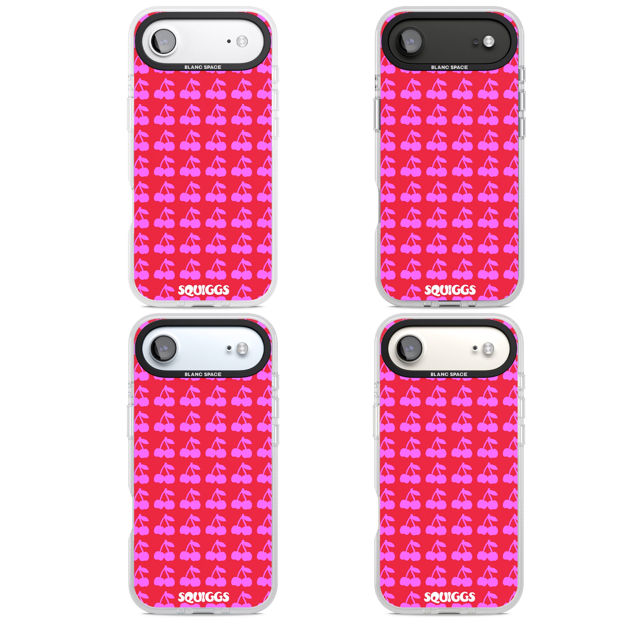 Red Cherries iPhone 17 Air Impact Air Clear Phone Case APT Impact Protection