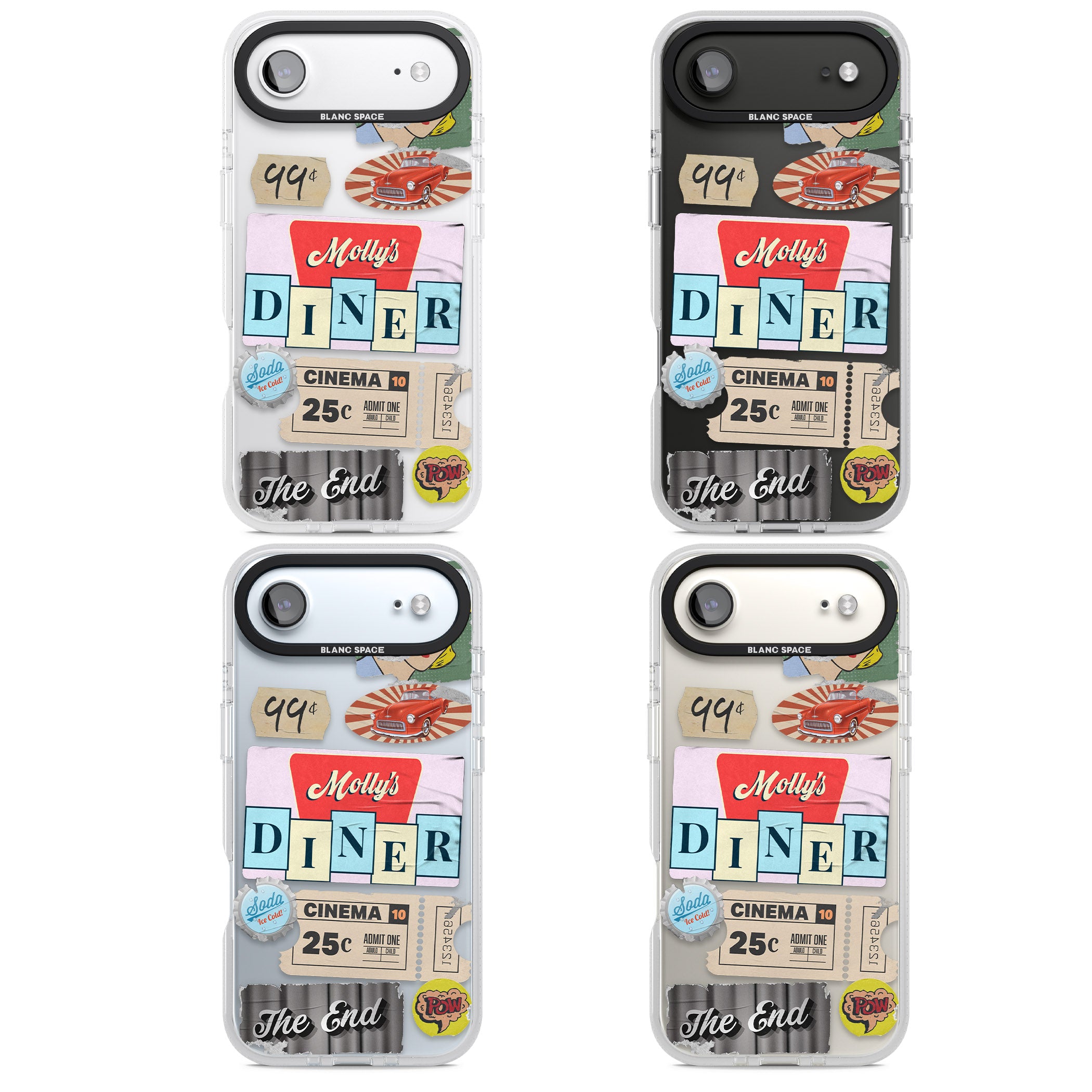 Nifty Fifties Swing iPhone 17 Air Impact Air Clear Phone Case APT Impact Protection