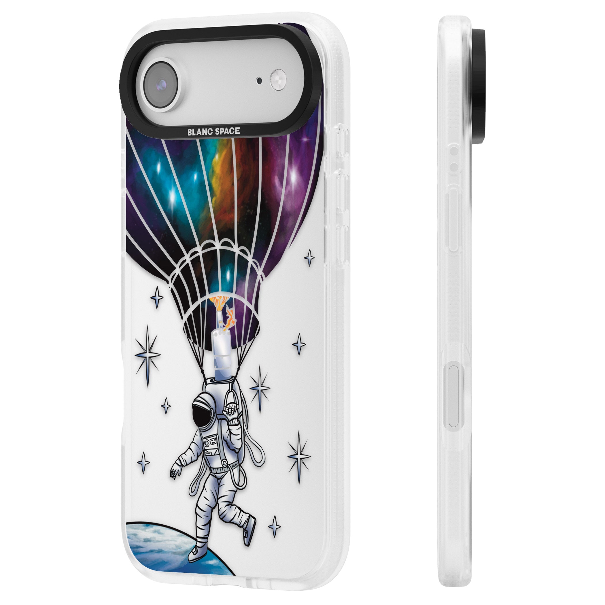 Solo Odyssey iPhone 17 Air Impact Air Clear Phone Case Side Profile