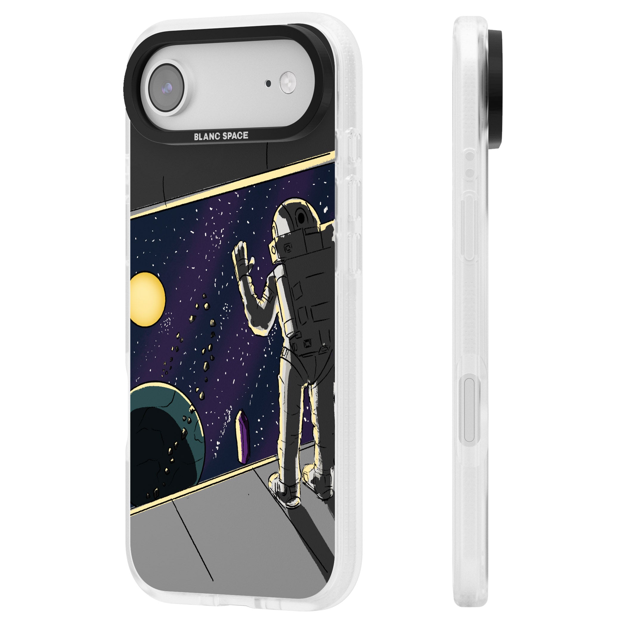 Home iPhone 17 Air Impact Air Clear Phone Case Side Profile