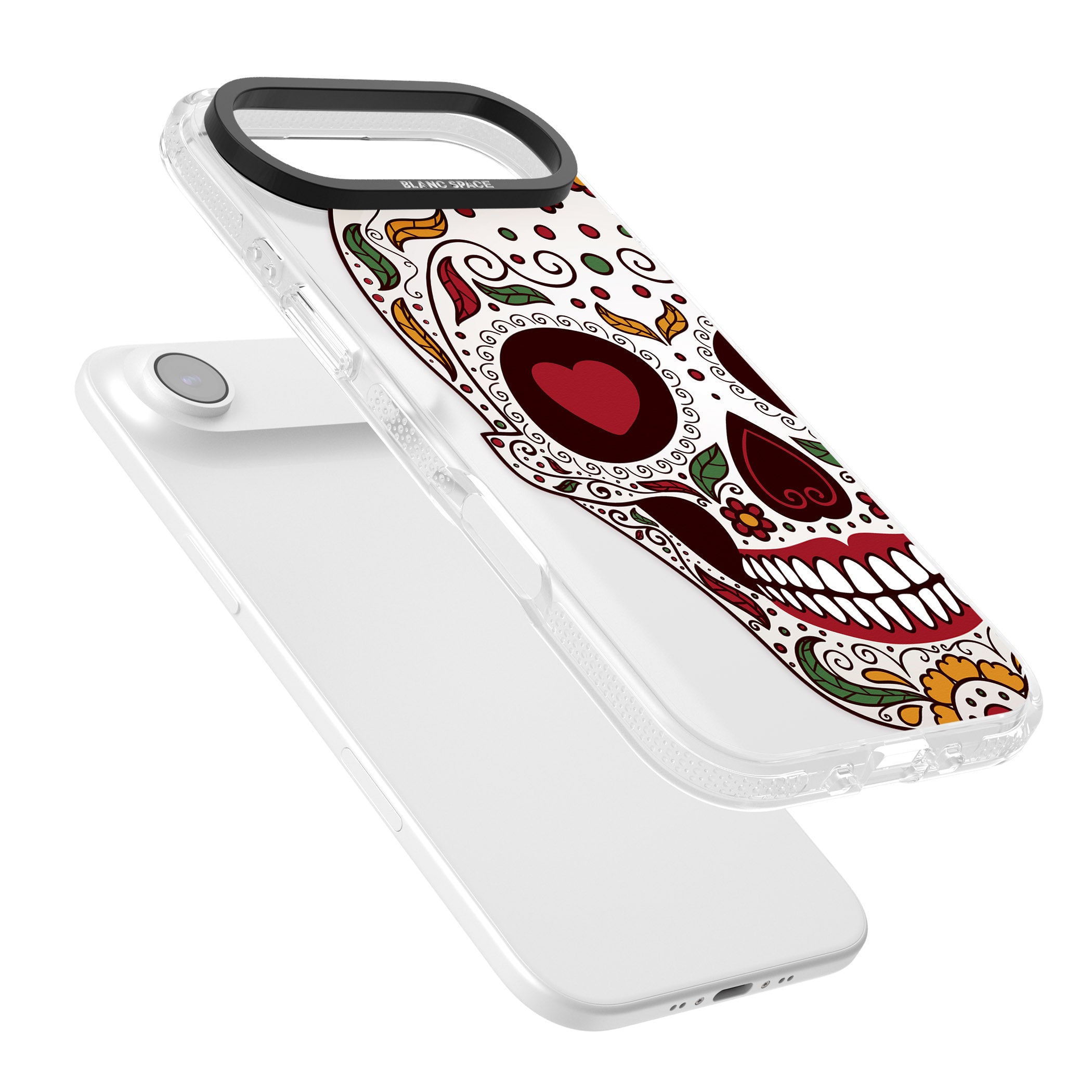 Autumn Sugar Skull iPhone 17 Air Impact Air Clear Phone Case Colours