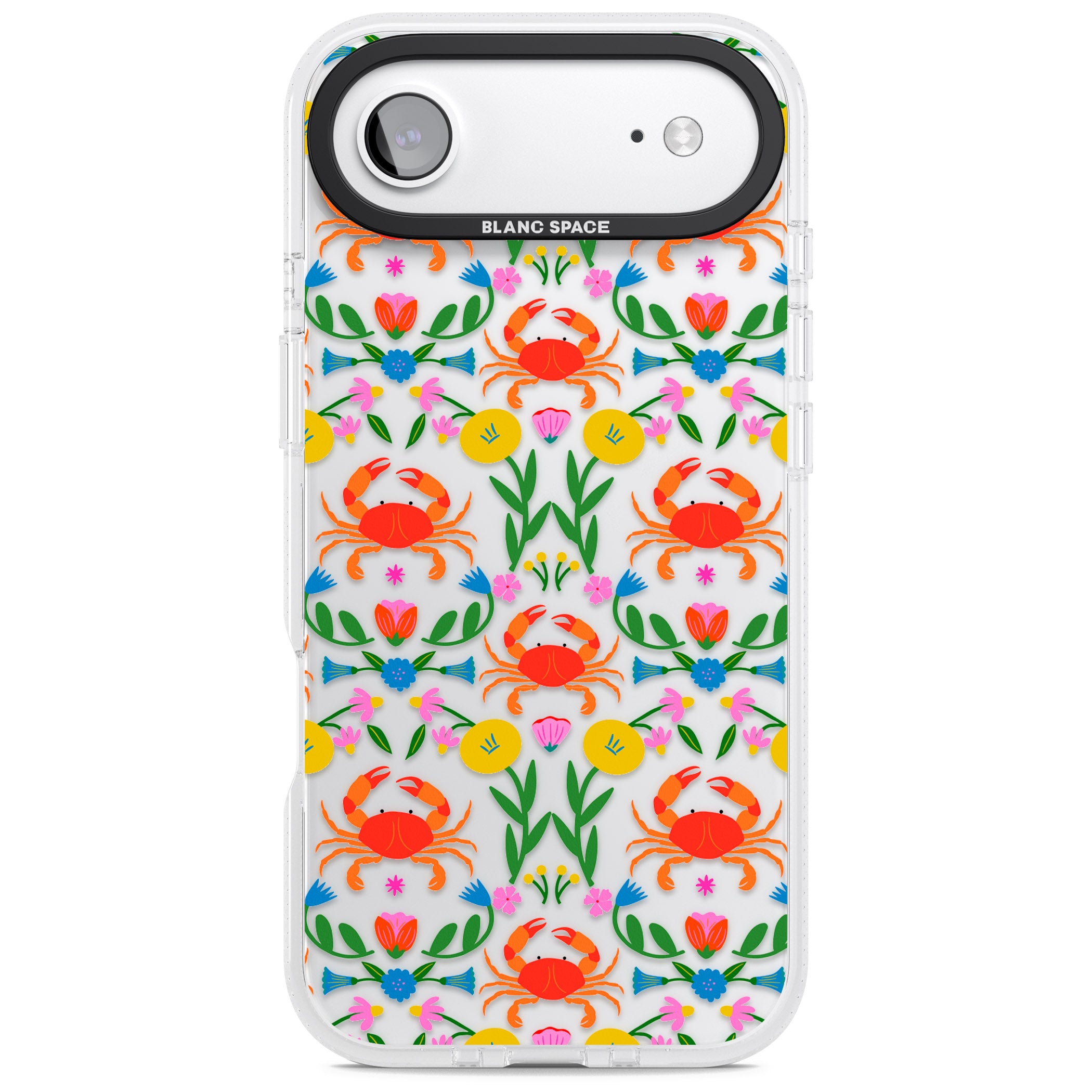 Crabs Flowers iPhone 17 Air Impact Air Clear Phone Case