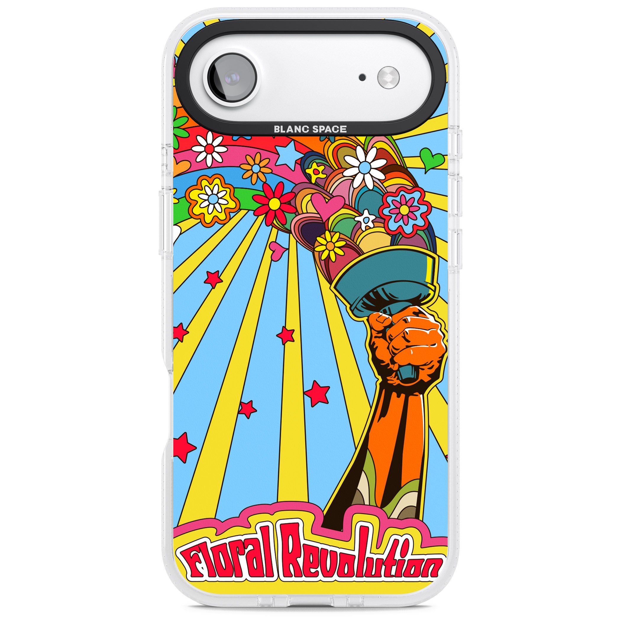 Floral Revolution iPhone 17 Air Impact Air Clear Phone Case