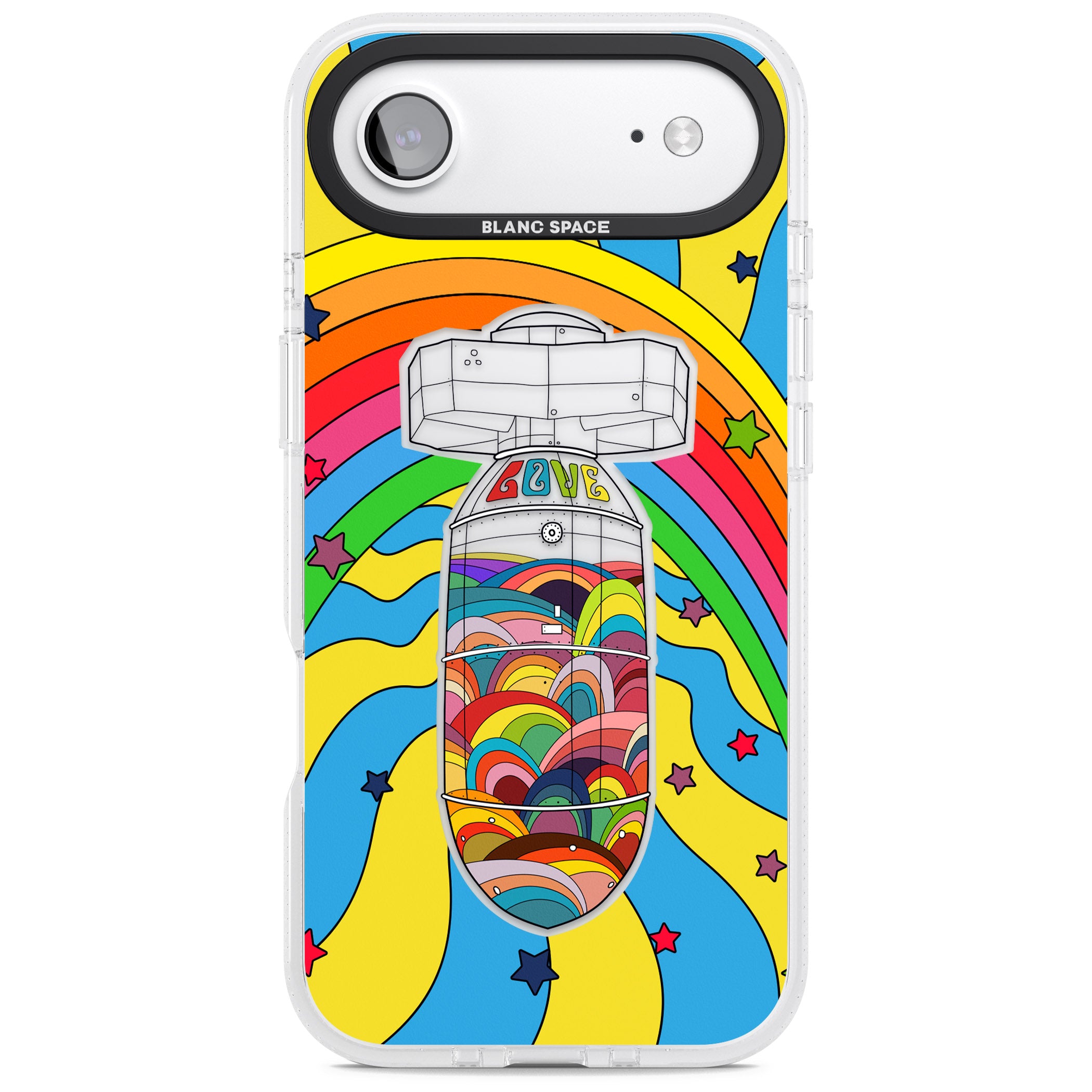 Love Bomb iPhone 17 Air Impact Air Clear Phone Case