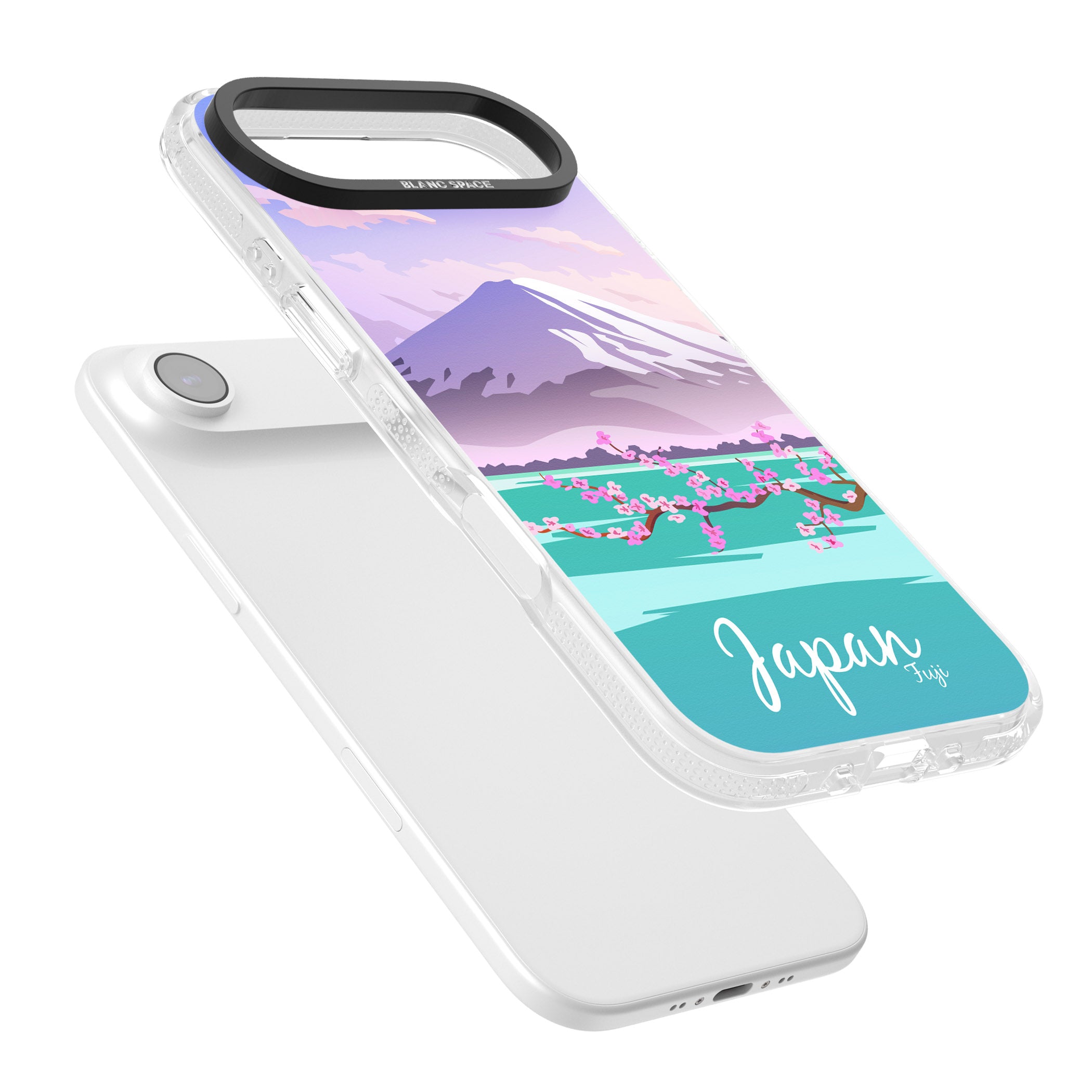 Vintage Travel Poster Japan iPhone 17 Air Impact Air Clear Phone Case Colours