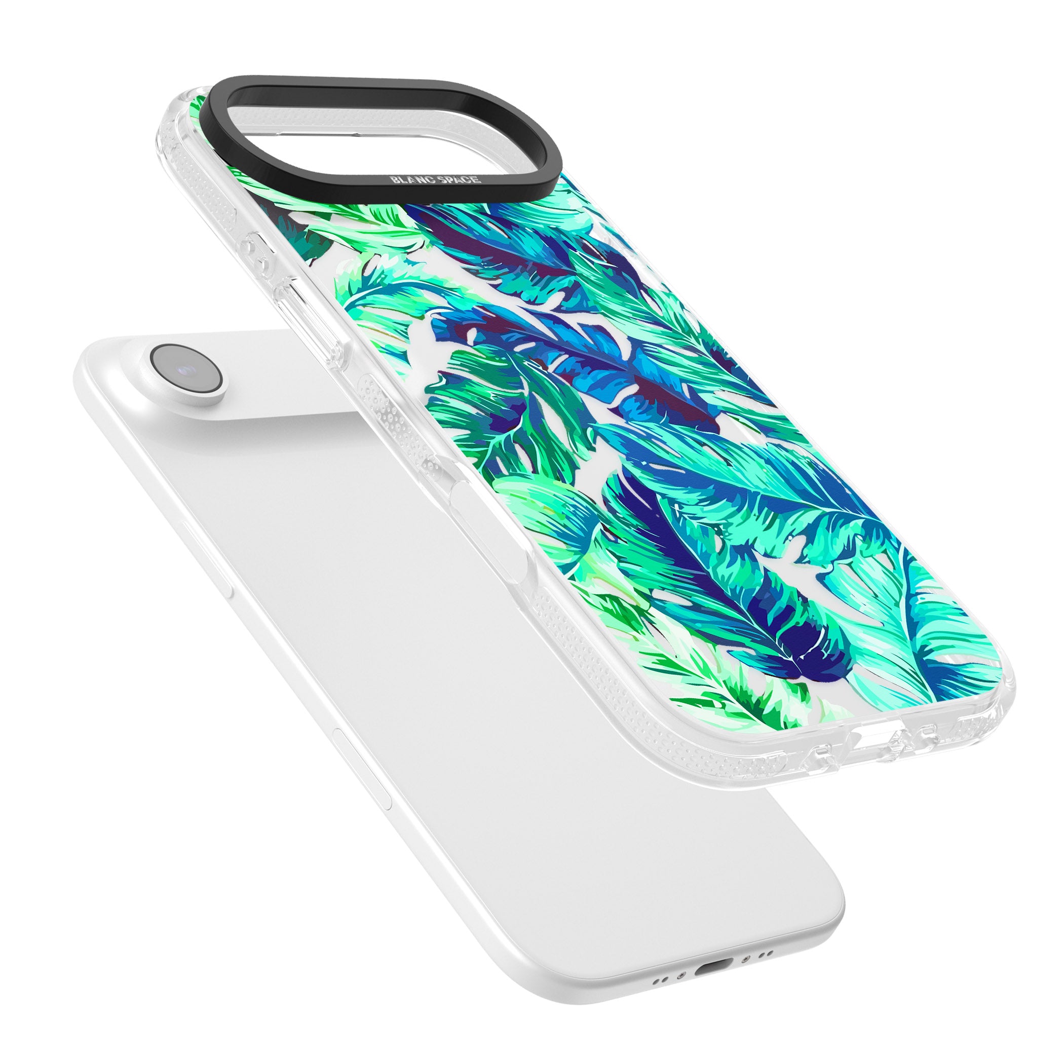 Tropical Palms iPhone 17 Air Impact Air Clear Phone Case Colours