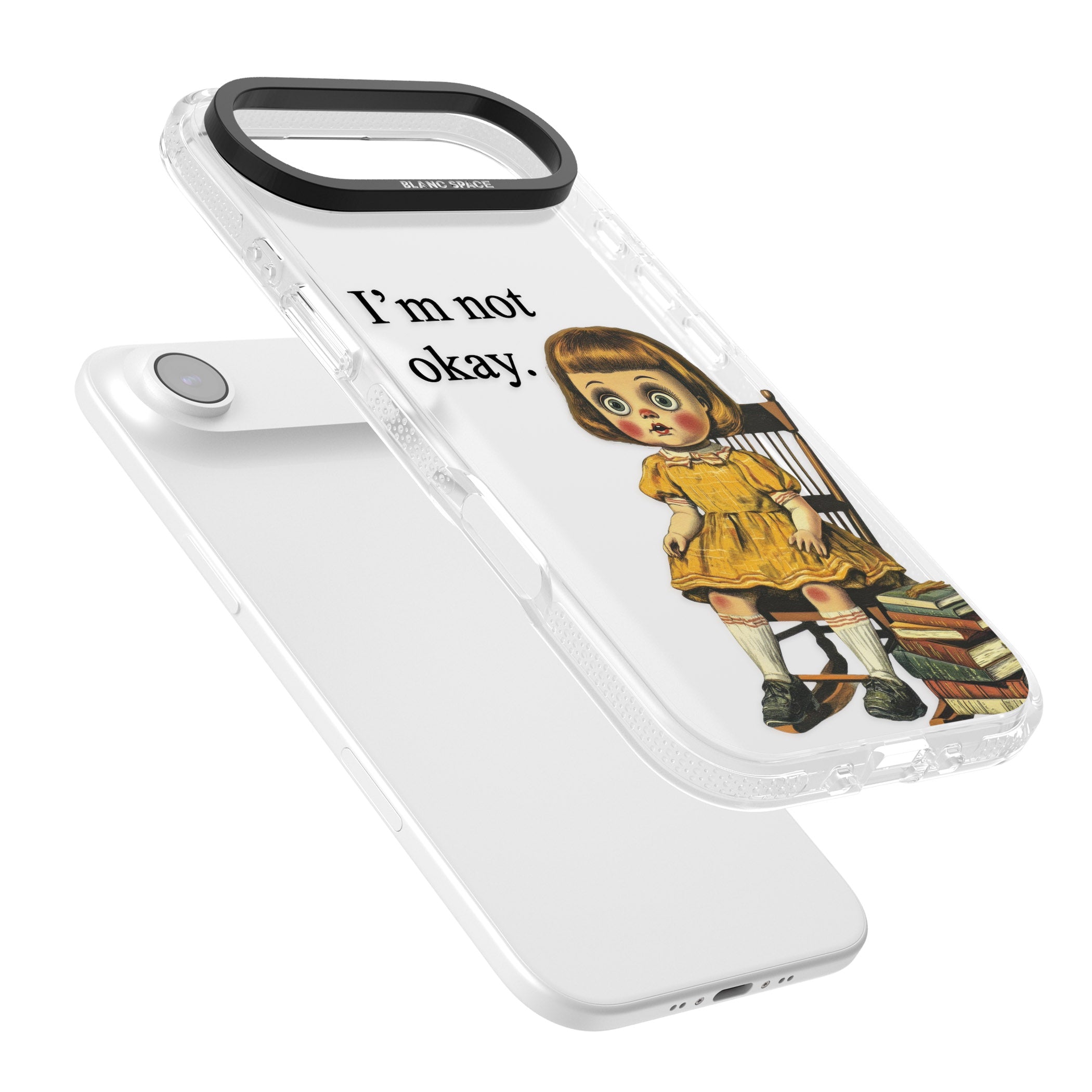 Im Not Okay iPhone 17 Air Impact Air Clear Phone Case Colours