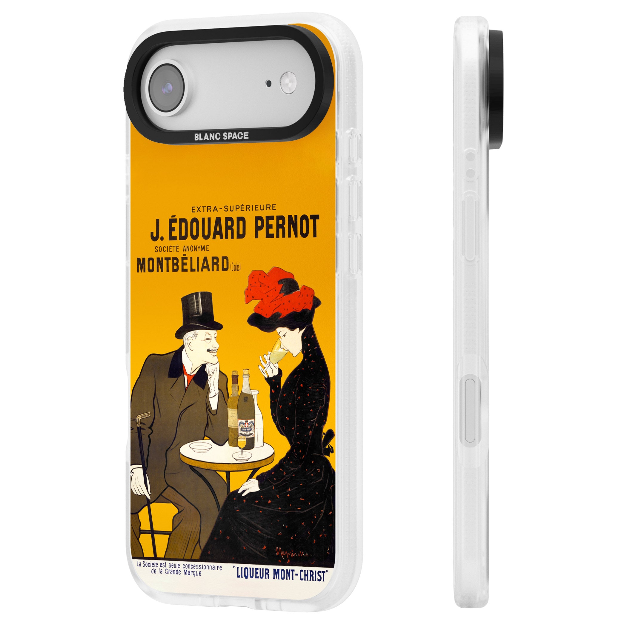 Absinthe, J.Edouard Pernot Poster iPhone 17 Air Impact Air Clear Phone Case Side Profile