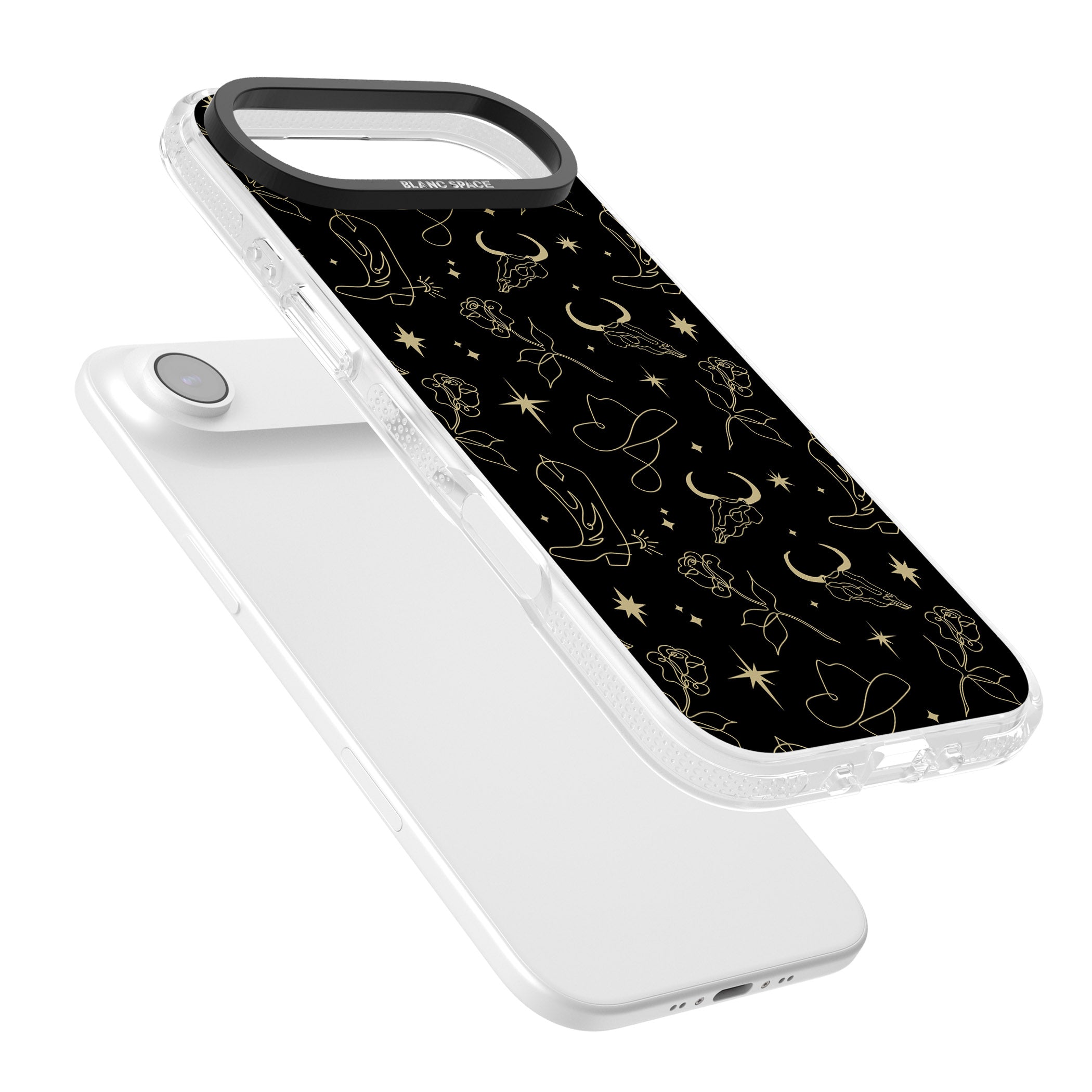 Celestial West Pattern iPhone 17 Air Impact Air Clear Phone Case Colours