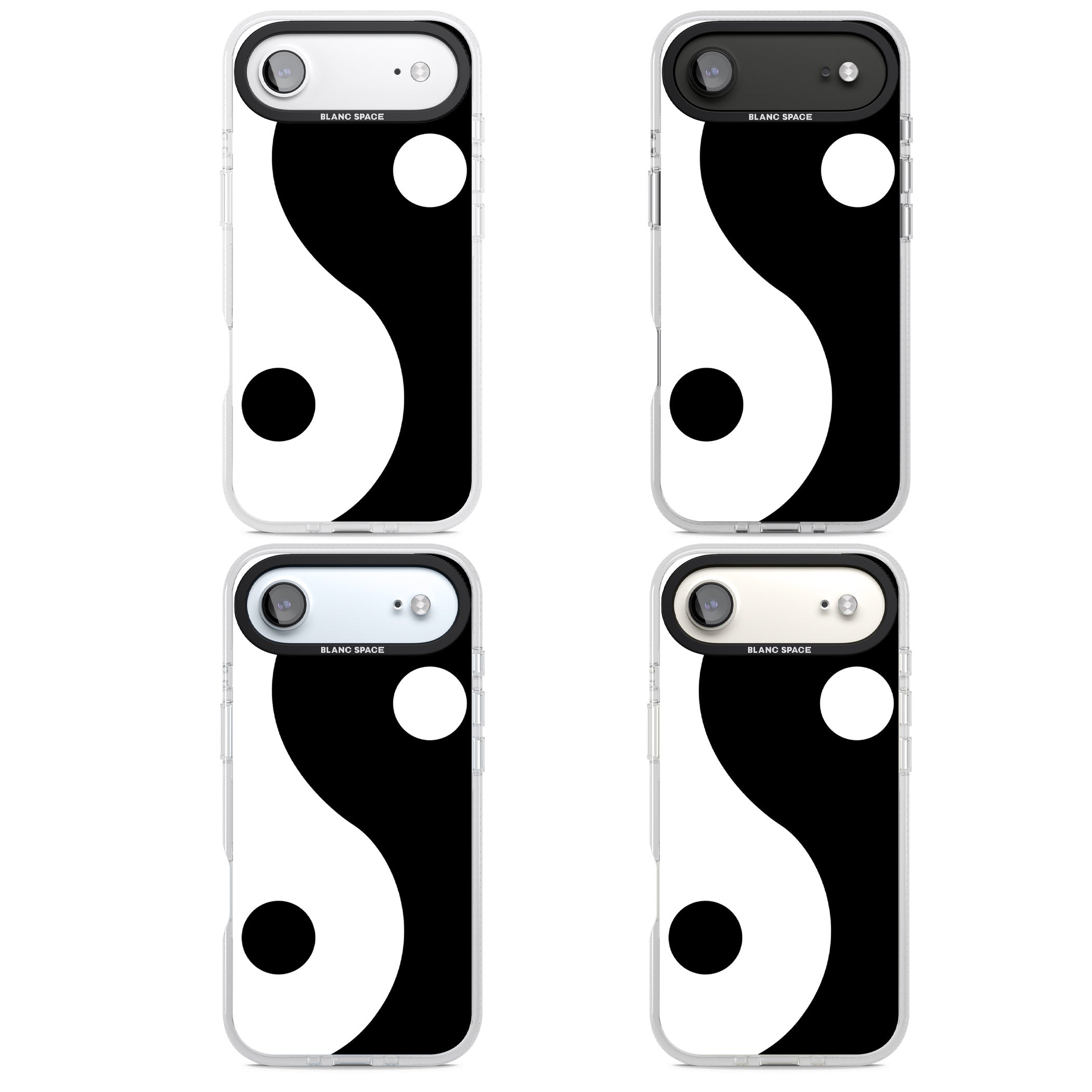 Large Yin Yang iPhone 17 Air Impact Air Clear Phone Case APT Impact Protection