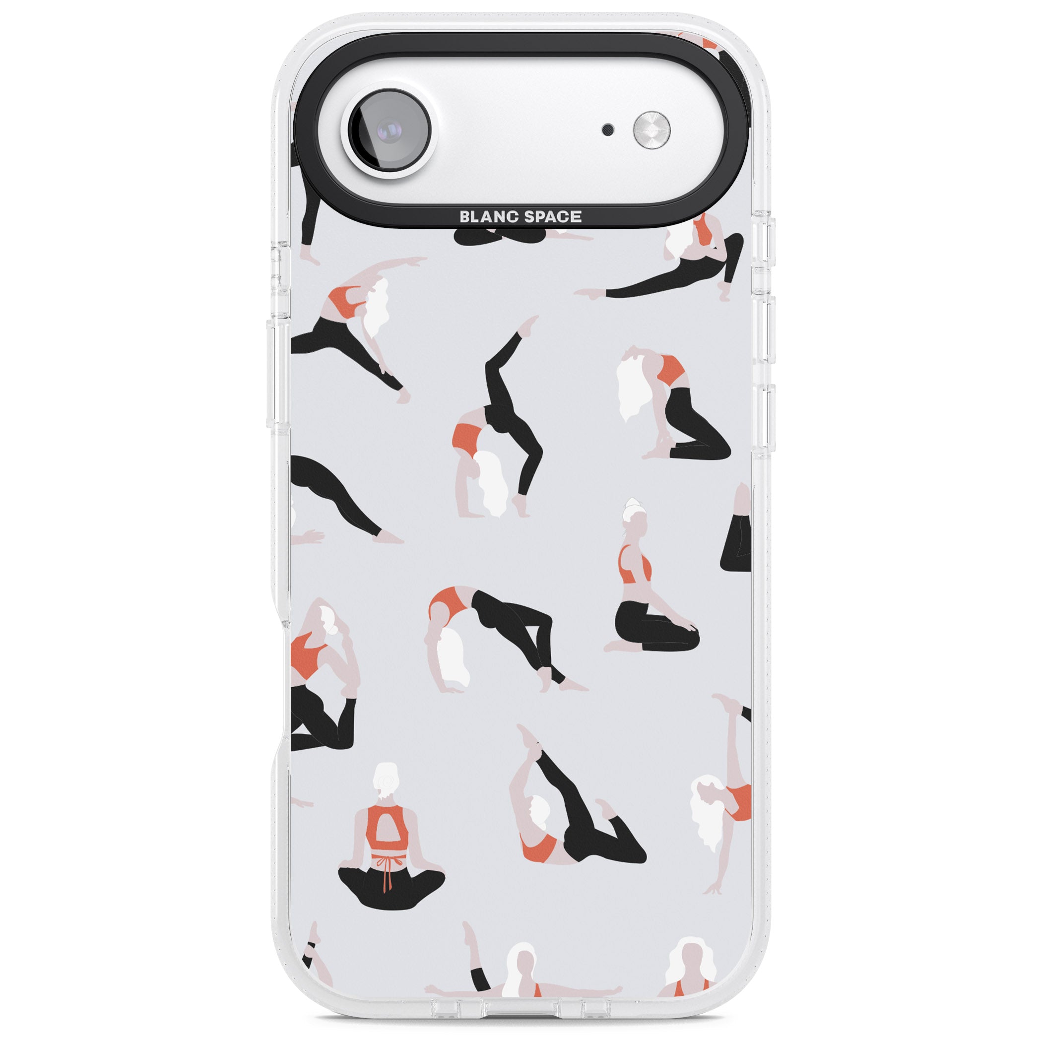Yoga Poses Standard iPhone 17 Air Impact Air Clear Phone Case