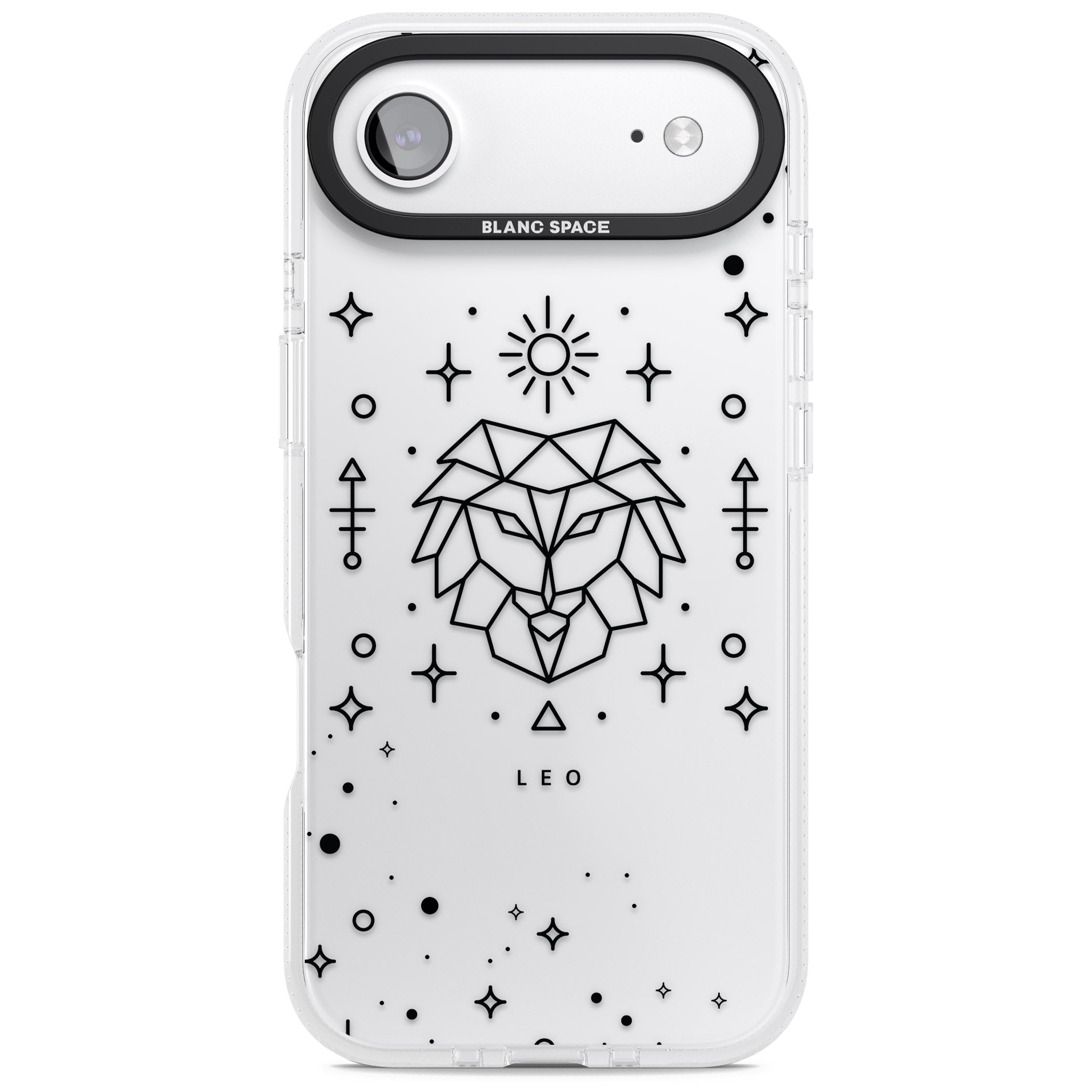 Leo Zodiac iPhone 17 Air Impact Air Clear Phone Case