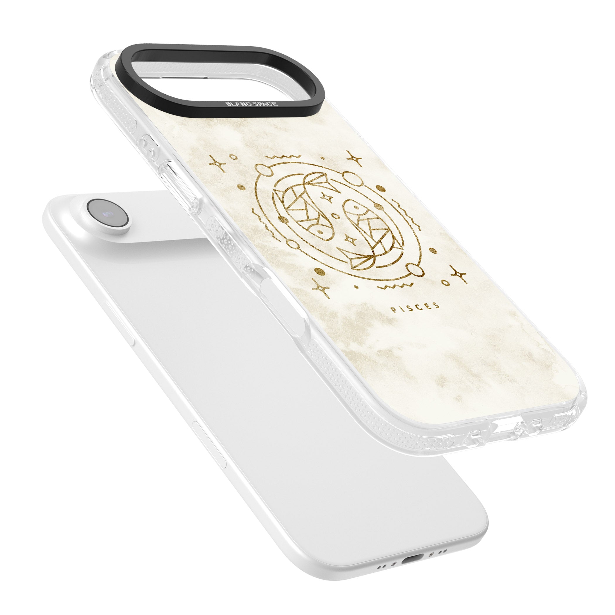 Pisces Emblem iPhone 17 Air Impact Air Clear Phone Case Colours