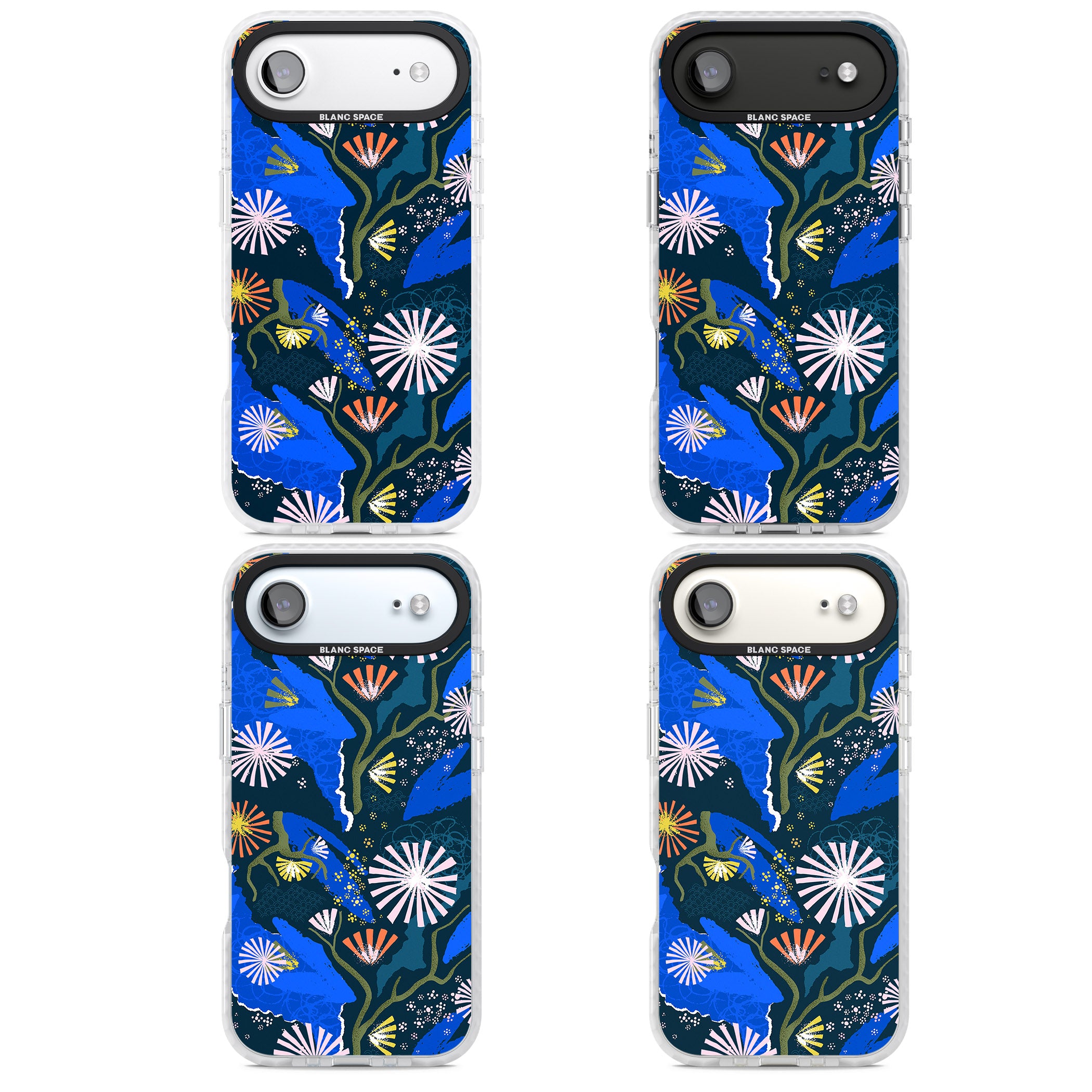 Dark Botanicals Abstract Pattern iPhone 17 Air Impact Clear Phone Case APT Impact Protection