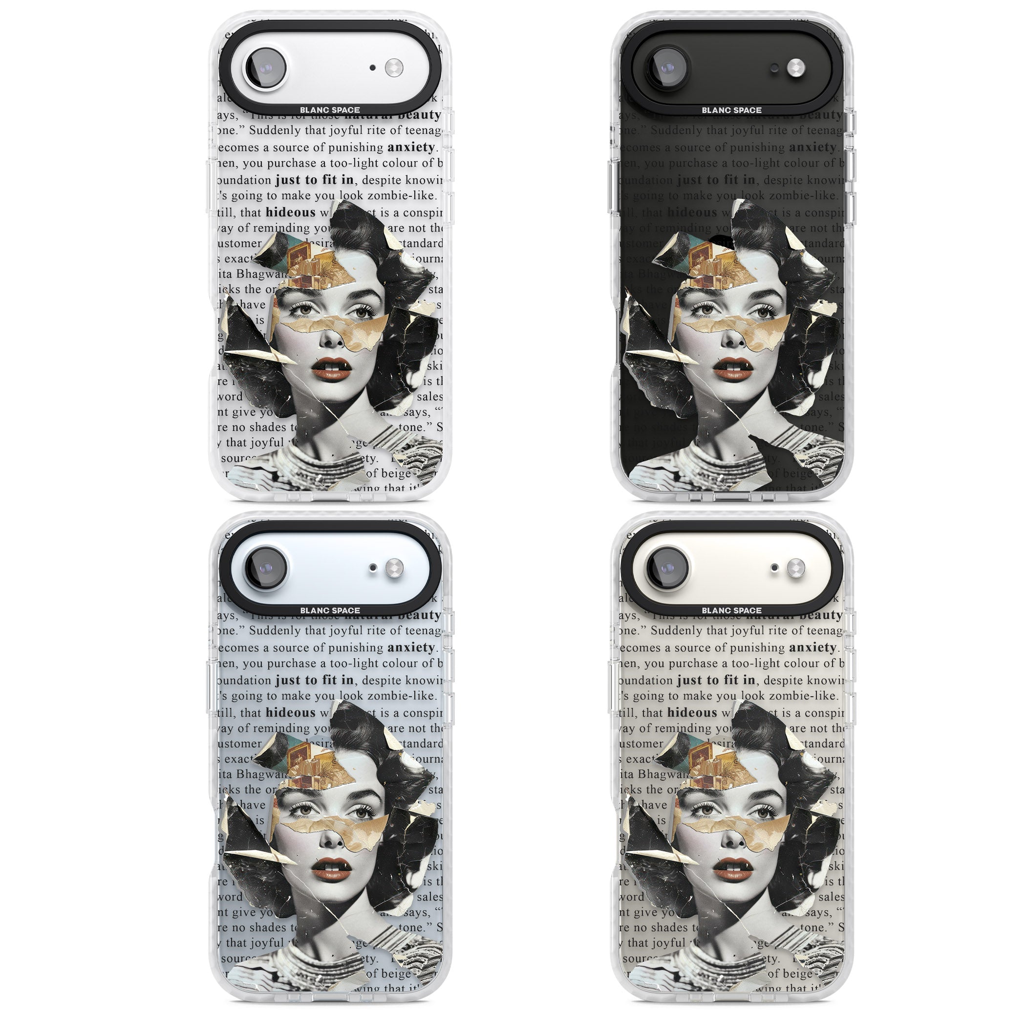 Beauty Is Within iPhone 17 Air Impact Clear Phone Case APT Impact Protection