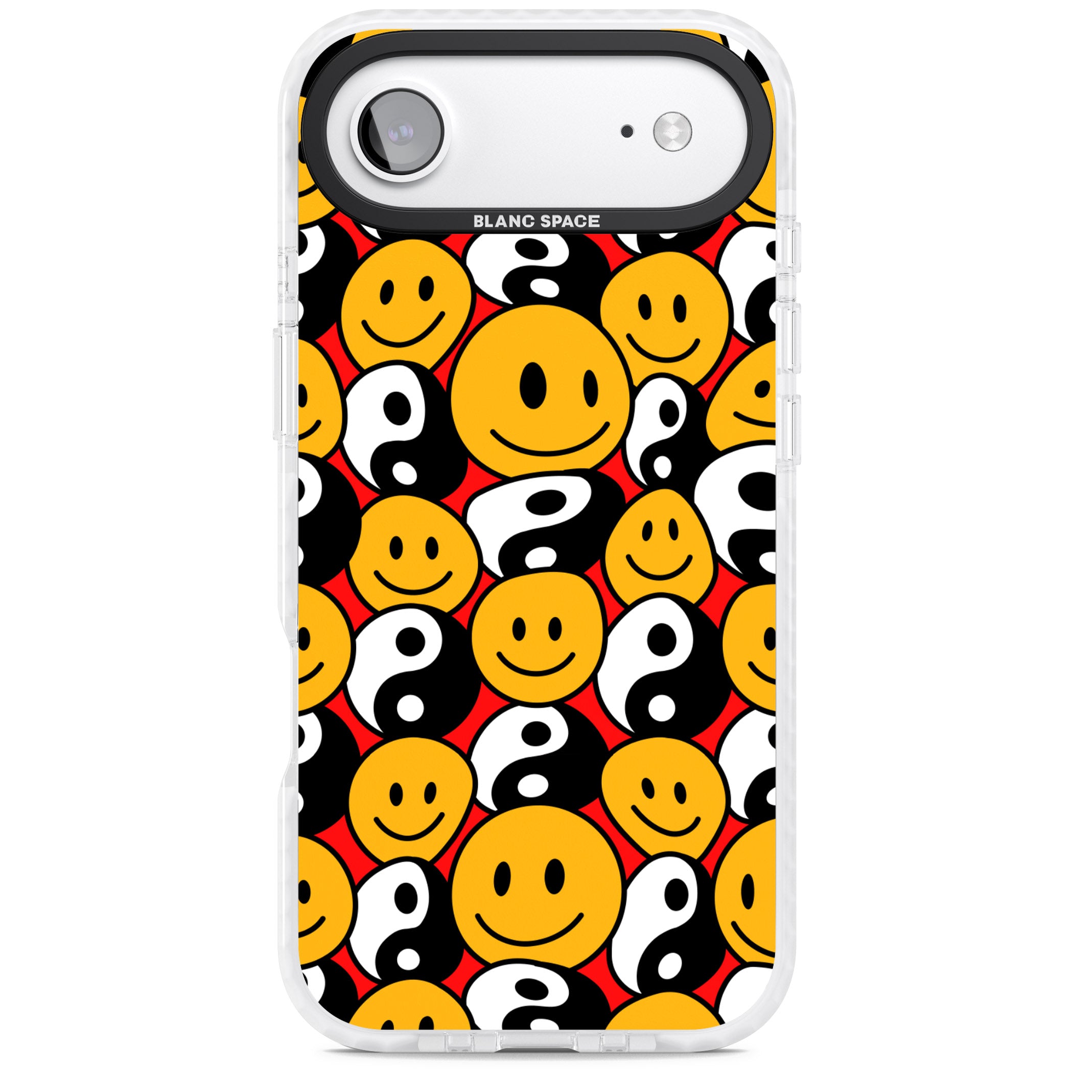 Yin Yang & Faces iPhone 17 Air Impact Clear Phone Case