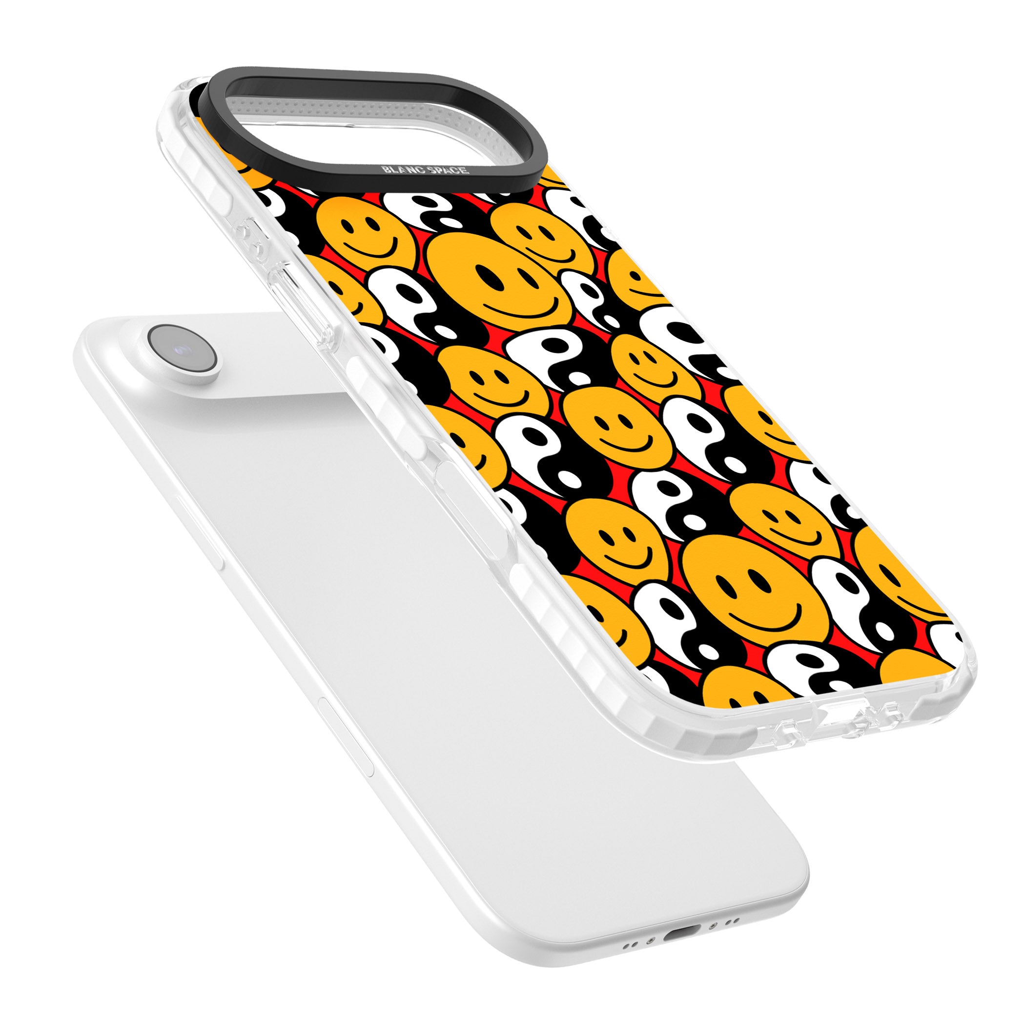 Yin Yang & Faces iPhone 17 Air Impact Clear Phone Case Colours