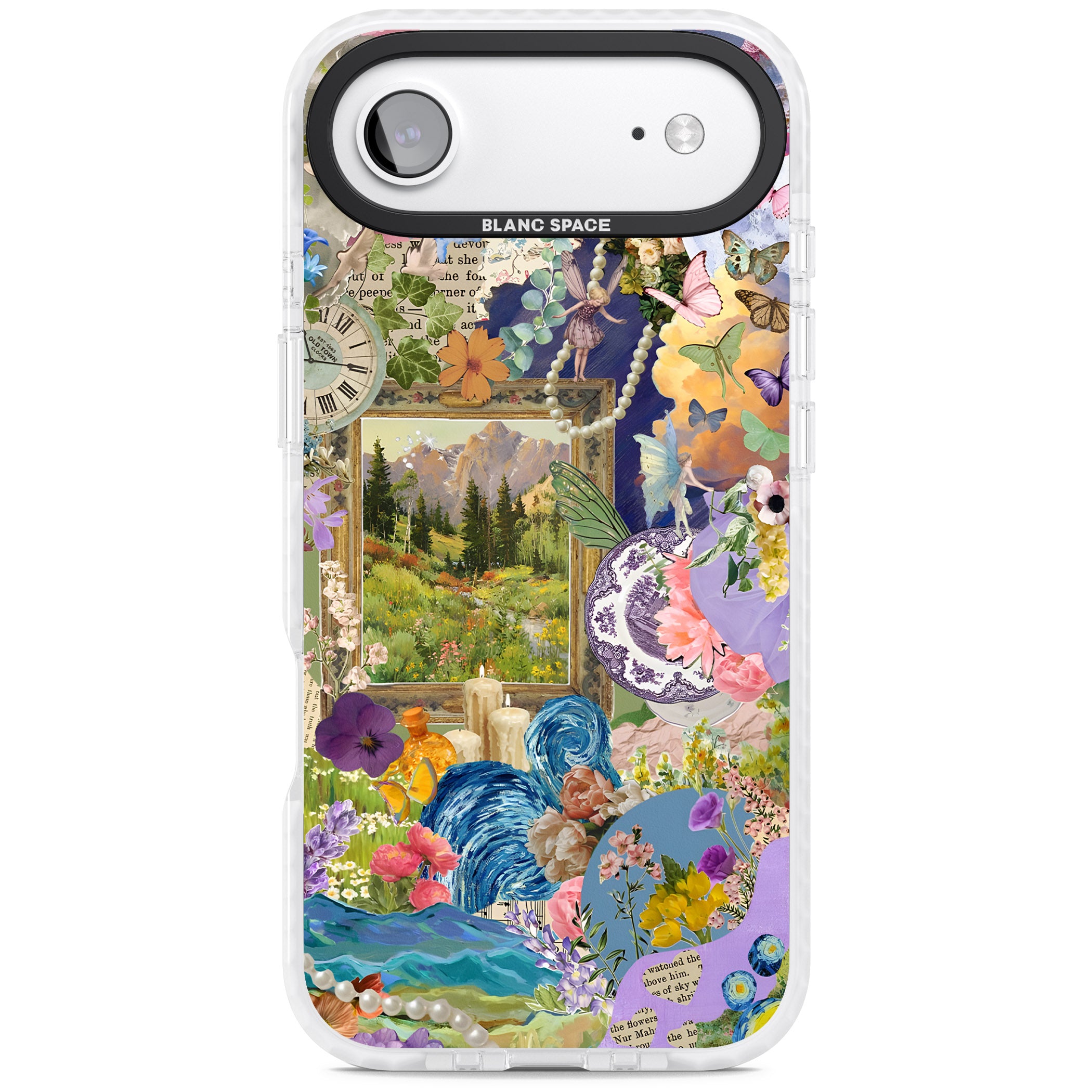 Vibrant Whimsy Collage iPhone 17 Air Impact Clear Phone Case