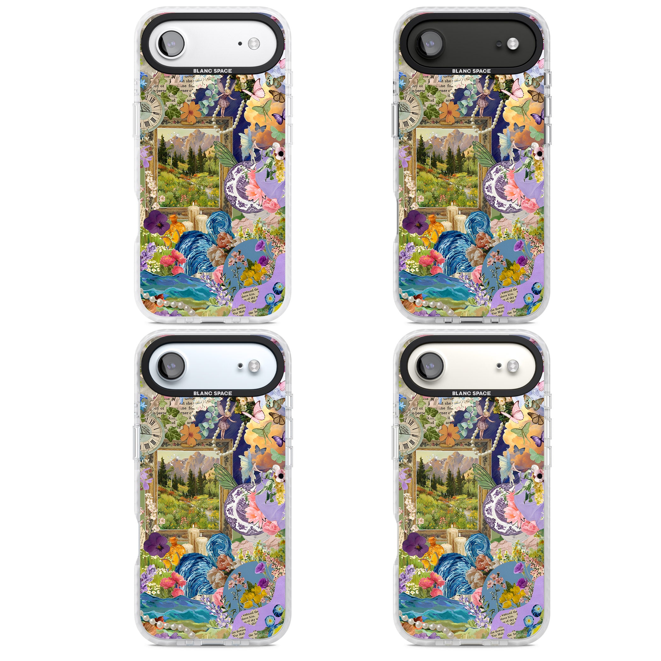 Vibrant Whimsy Collage iPhone 17 Air Impact Clear Phone Case APT Impact Protection