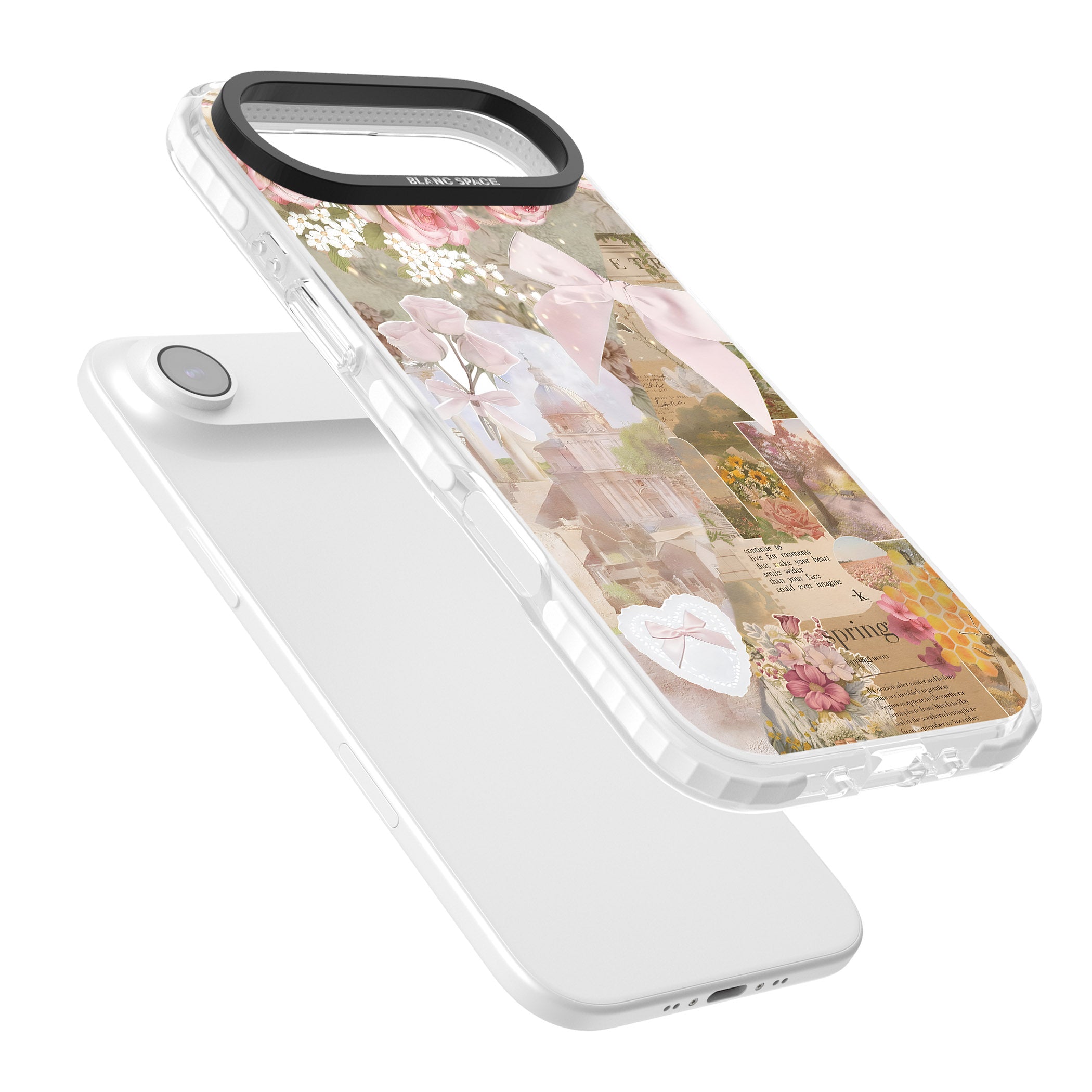 Coquette Collage iPhone 17 Air Impact Clear Phone Case Colours