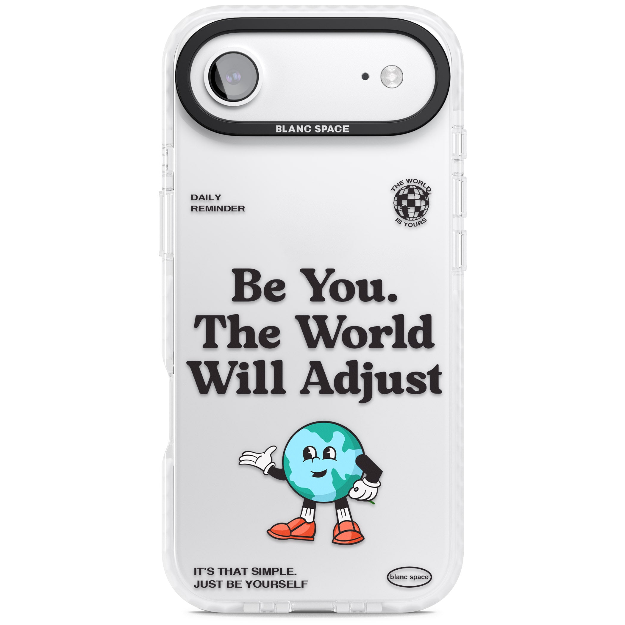 Be You The World Will Adjust iPhone 17 Air Impact Clear Phone Case