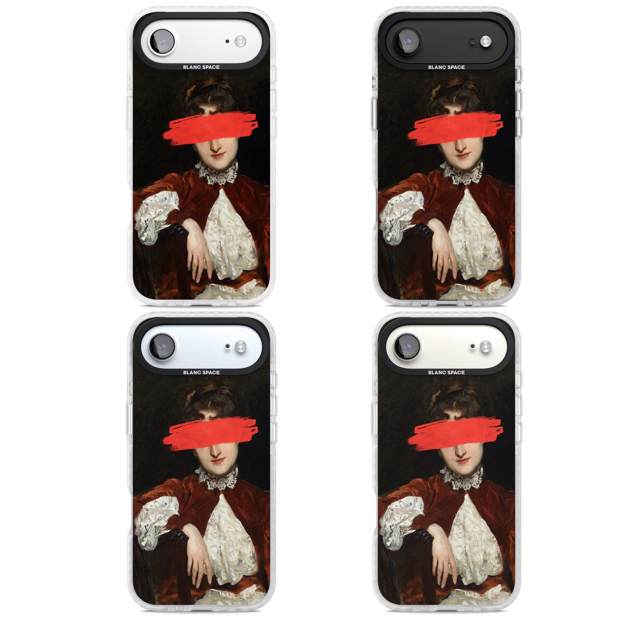 Paint Stroke iPhone 17 Air Impact Clear Phone Case APT Impact Protection