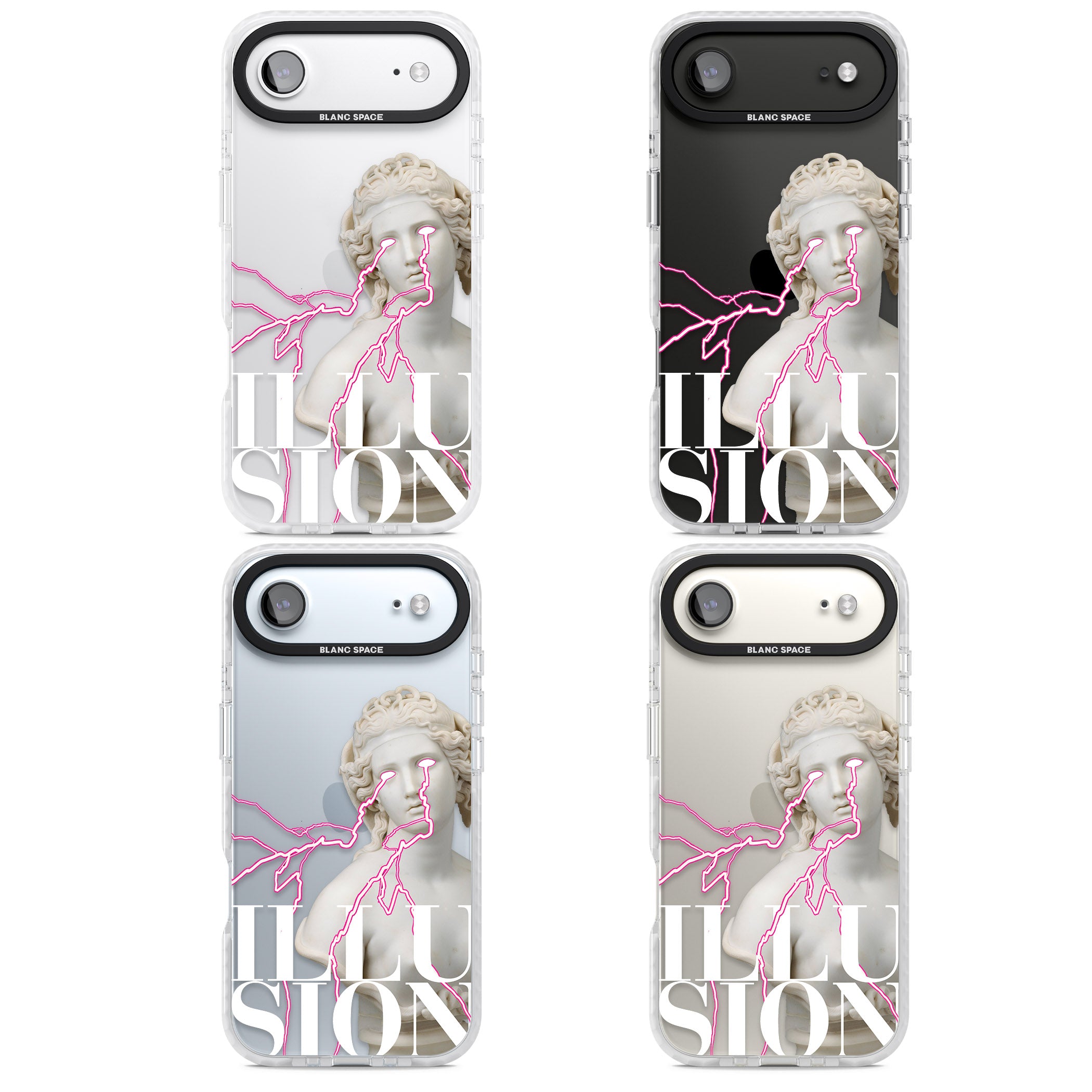 Illusion iPhone 17 Air Impact Clear Phone Case APT Impact Protection