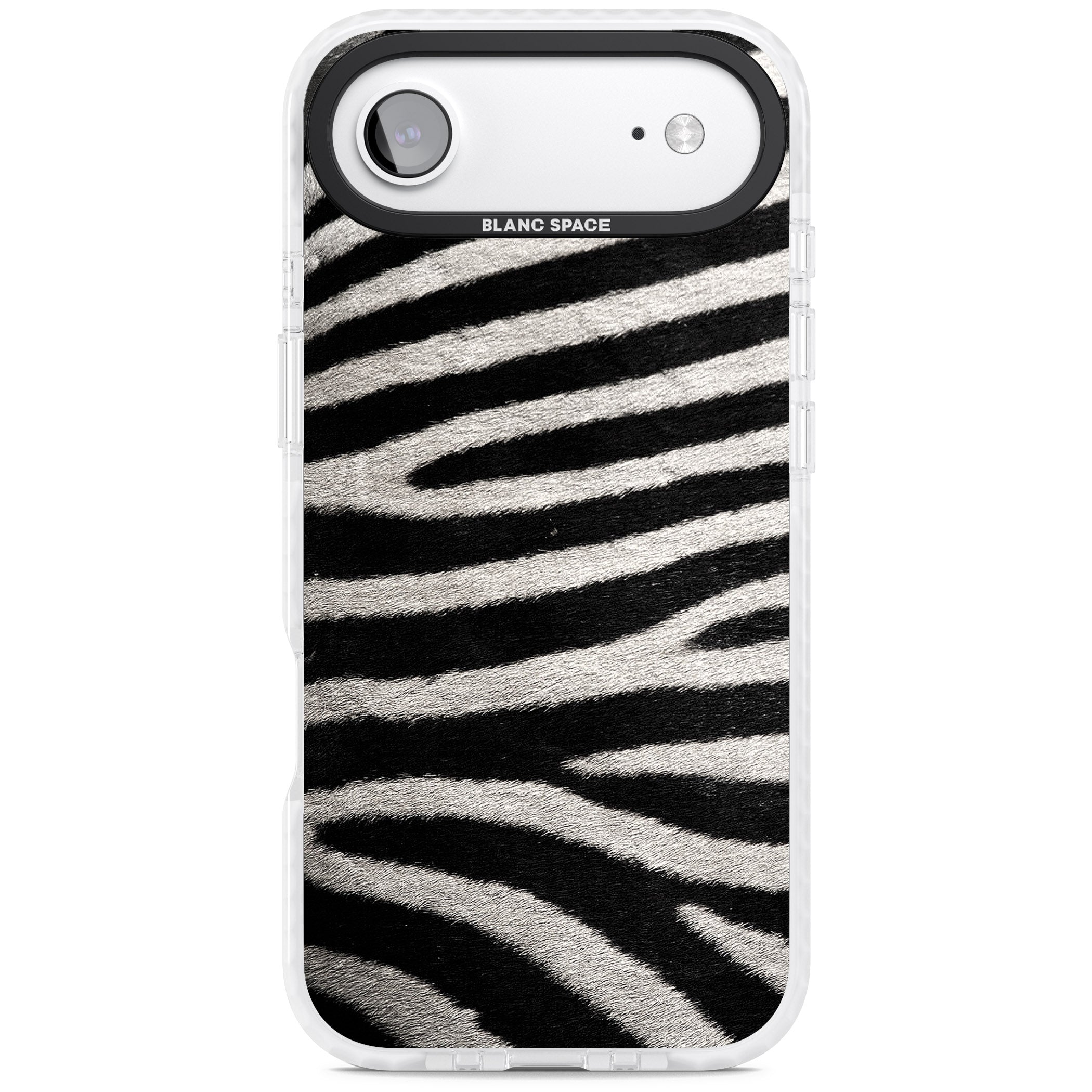 Zebra Print iPhone 17 Air Impact Clear Phone Case