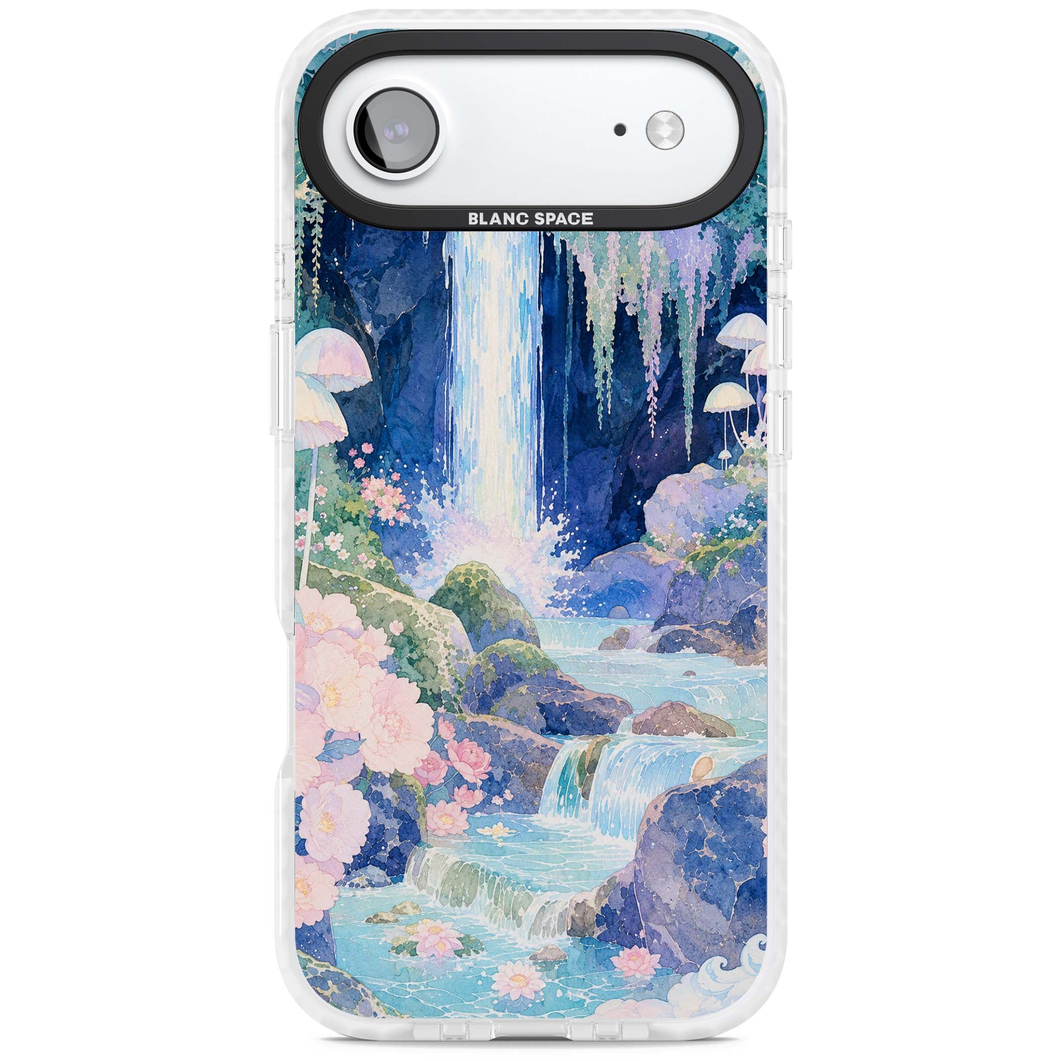 Mystic Waterfall art iPhone case | Black Impact case for iPhone Air