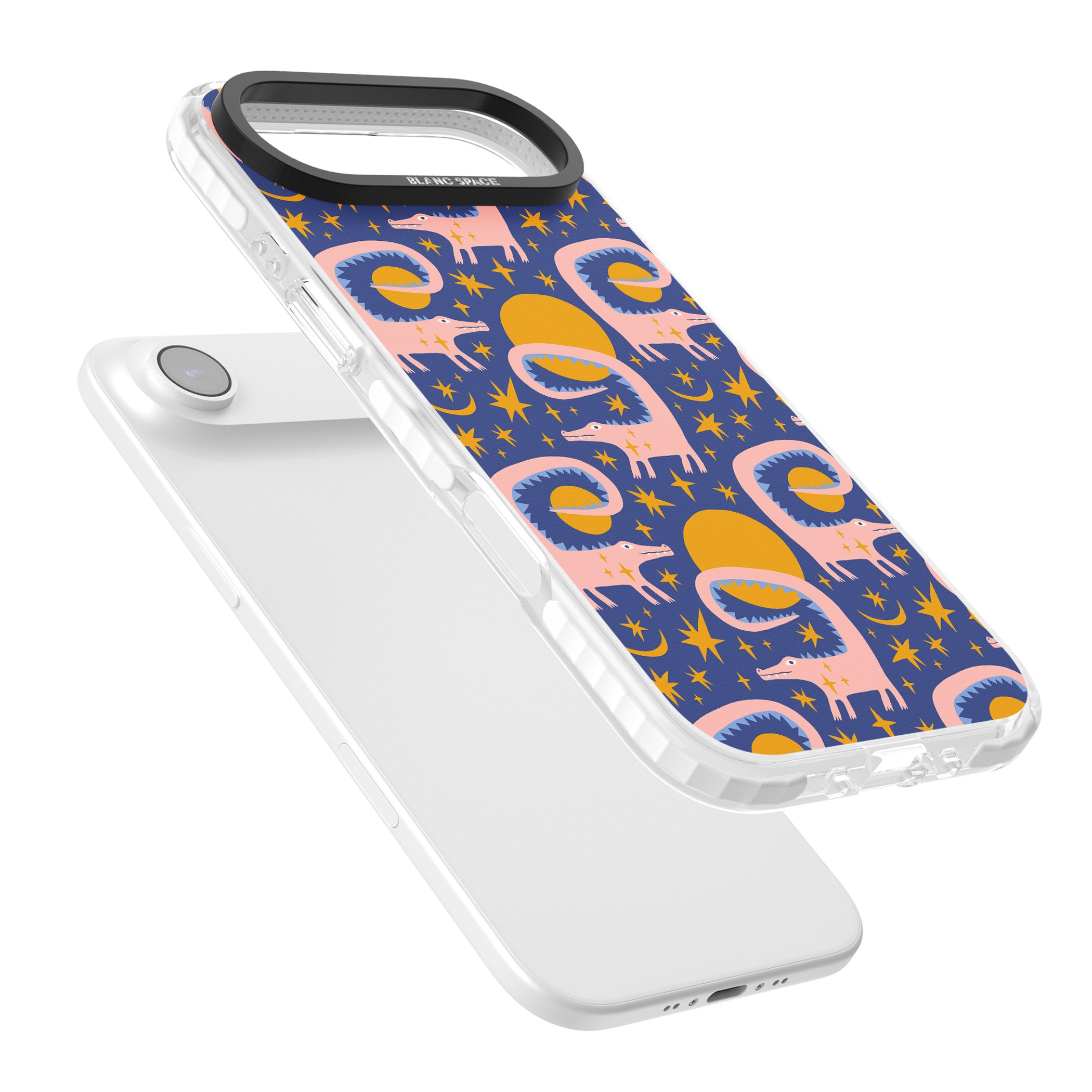 Sun Croc Pattern iPhone 17 Air Impact Clear Phone Case Colours