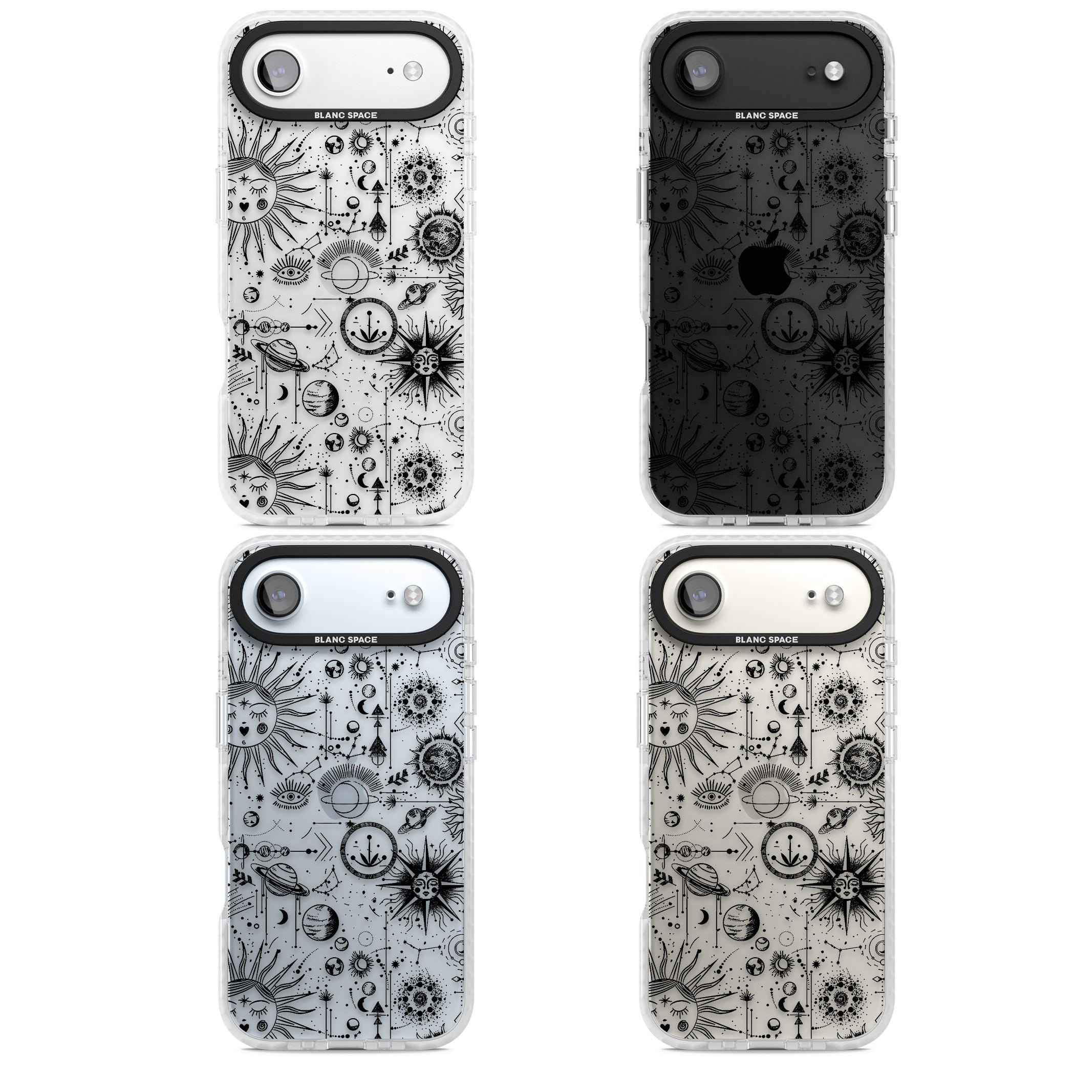 Cosmic Zodiac iPhone 17 Air Impact Clear Phone Case APT Impact Protection