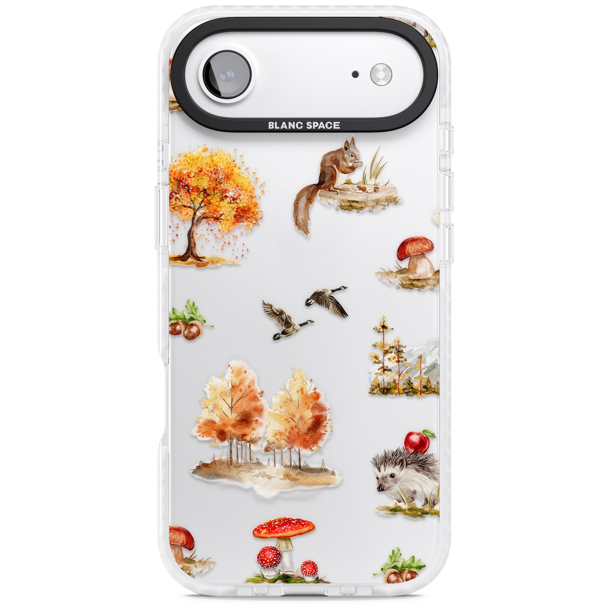 Fall Forest Friends iPhone 17 Air Impact Clear Phone Case