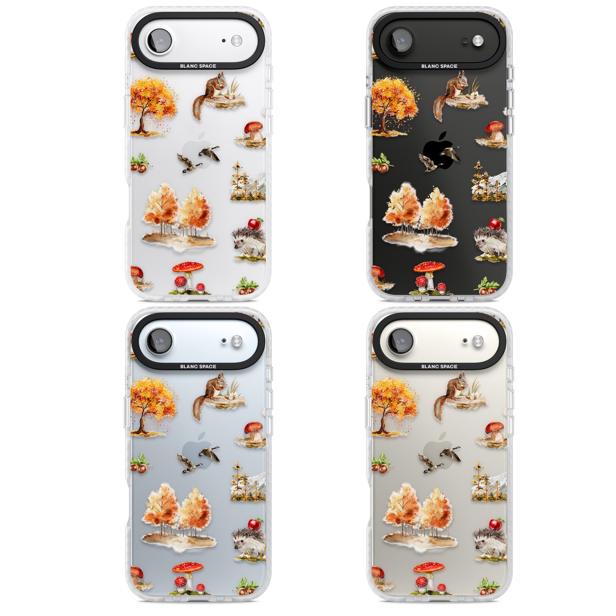 Fall Forest Friends iPhone 17 Air Impact Clear Phone Case APT Impact Protection