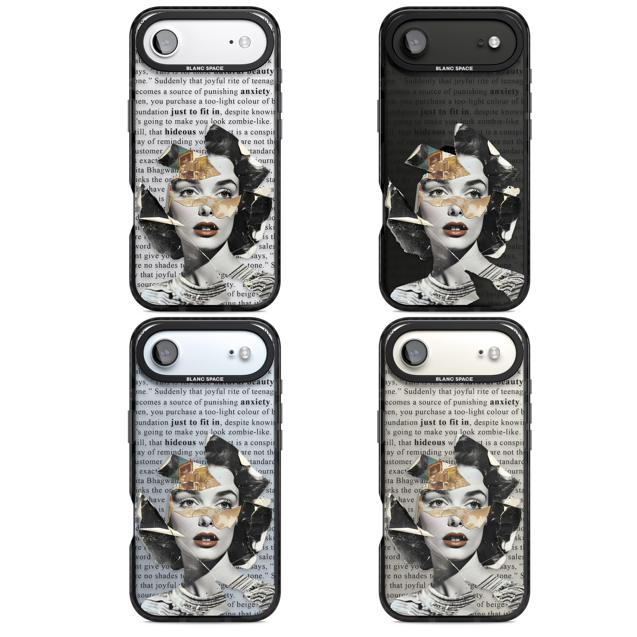 Beauty Is Within iPhone 17 Air Impact Black Phone Case APT Impact Protection