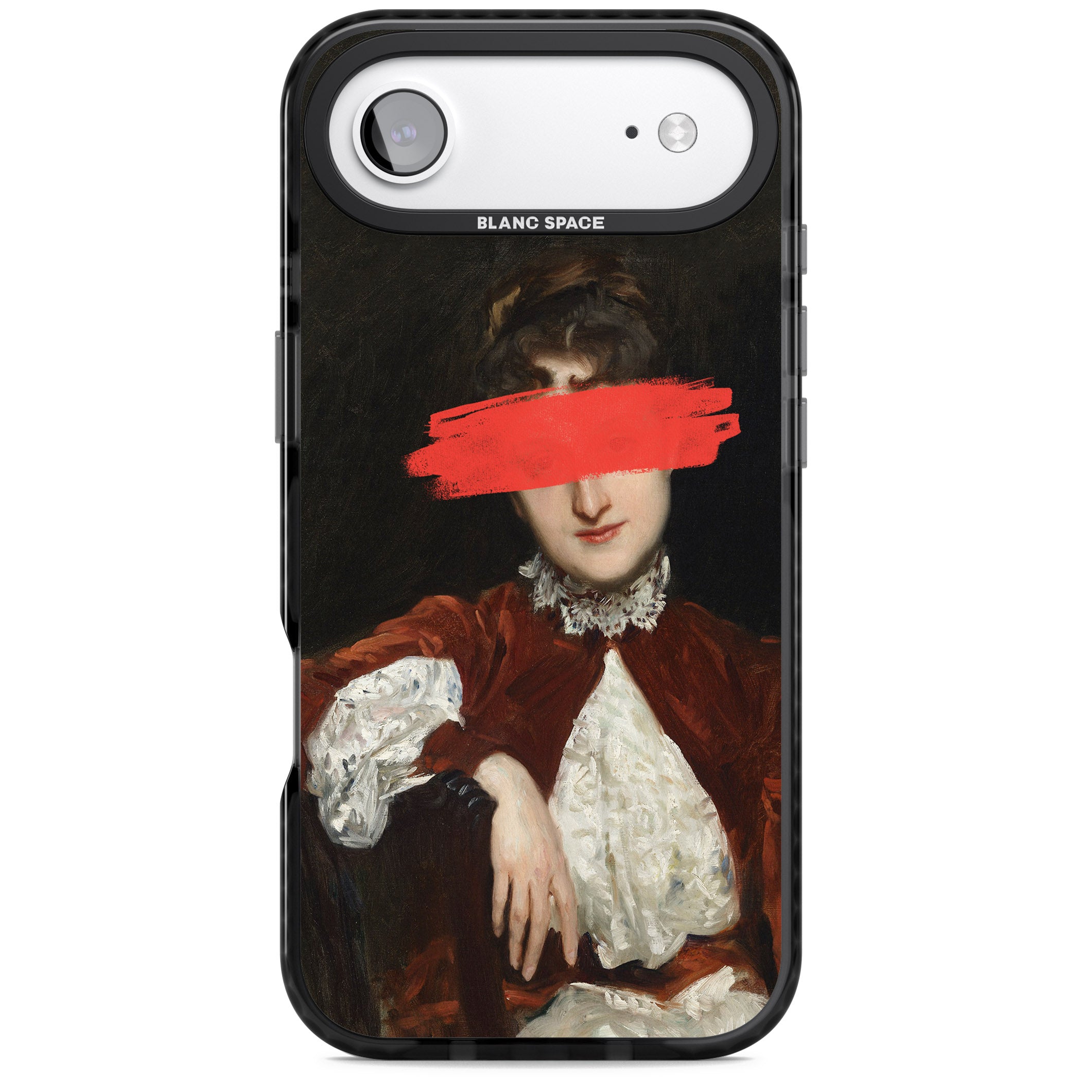 Paint Stroke iPhone 17 Air Impact Black Phone Case