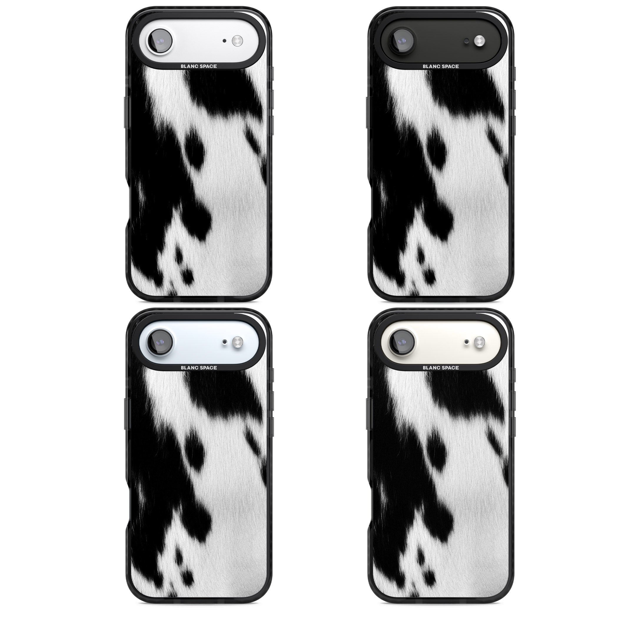 Designer Fashion Cowhide iPhone 17 Air Impact Black Phone Case APT Impact Protection